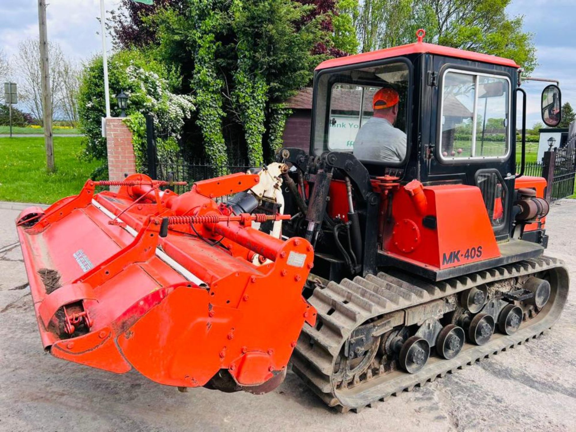 MOROOKA MK40S TRACKED TRACTOR C/W ROTAVATOR - Image 8 of 20