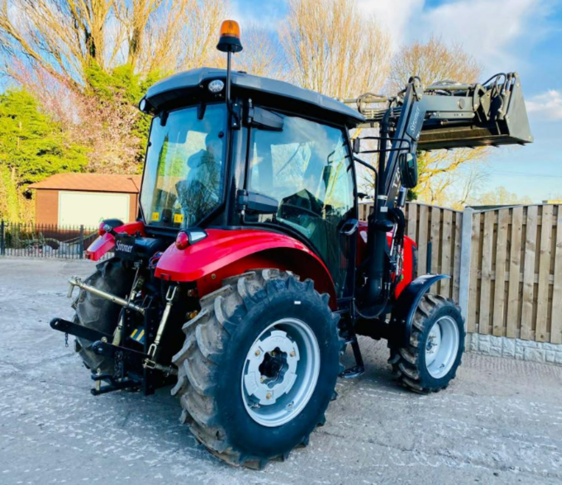 BRAND NEW SIROMER 504 4WD TRACTOR * YEAR 2023 * WITH SYNCHRO CAB AND LOADER - Image 5 of 15