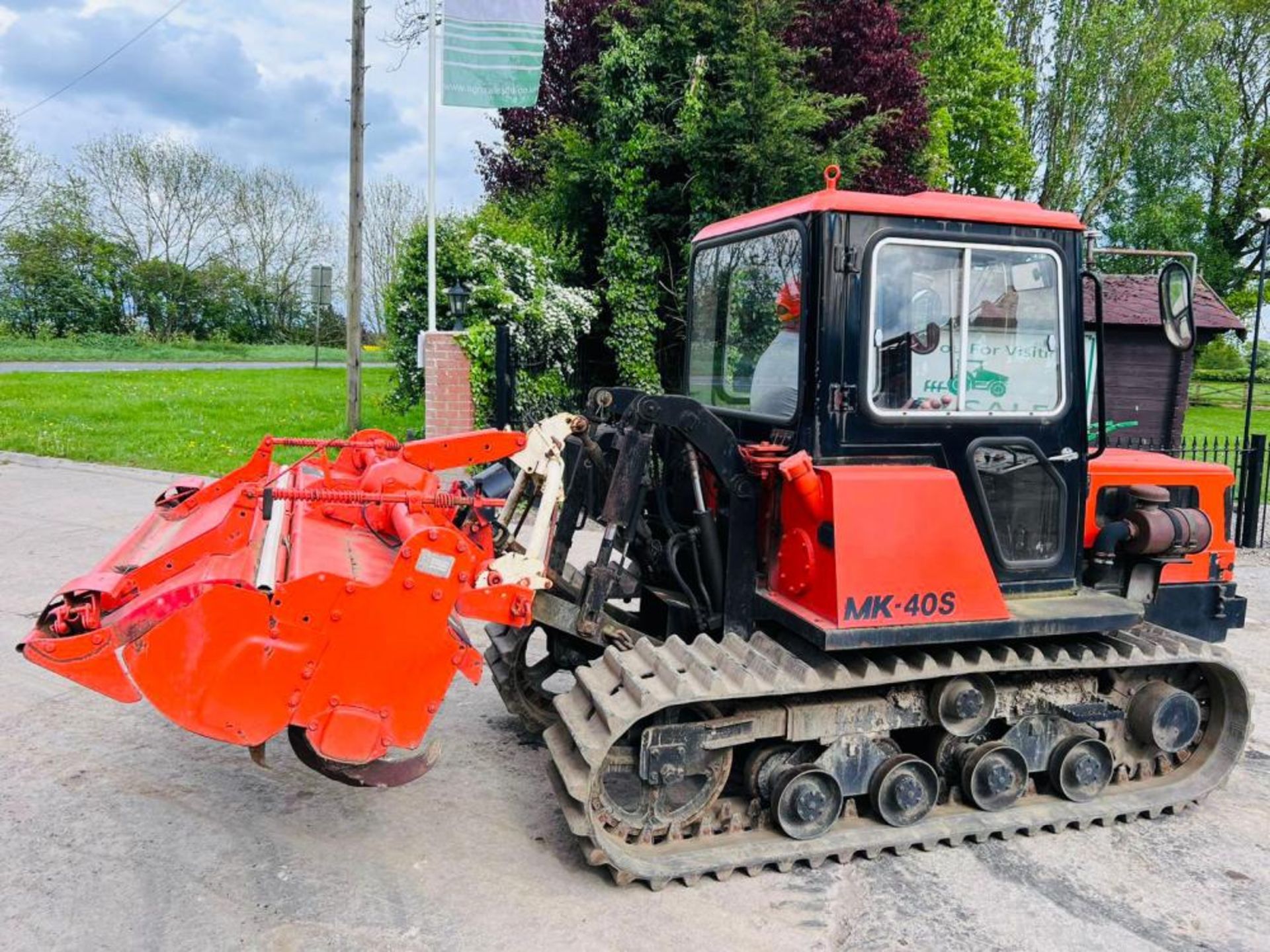 MOROOKA MK40S TRACKED TRACTOR C/W ROTAVATOR - Image 11 of 20