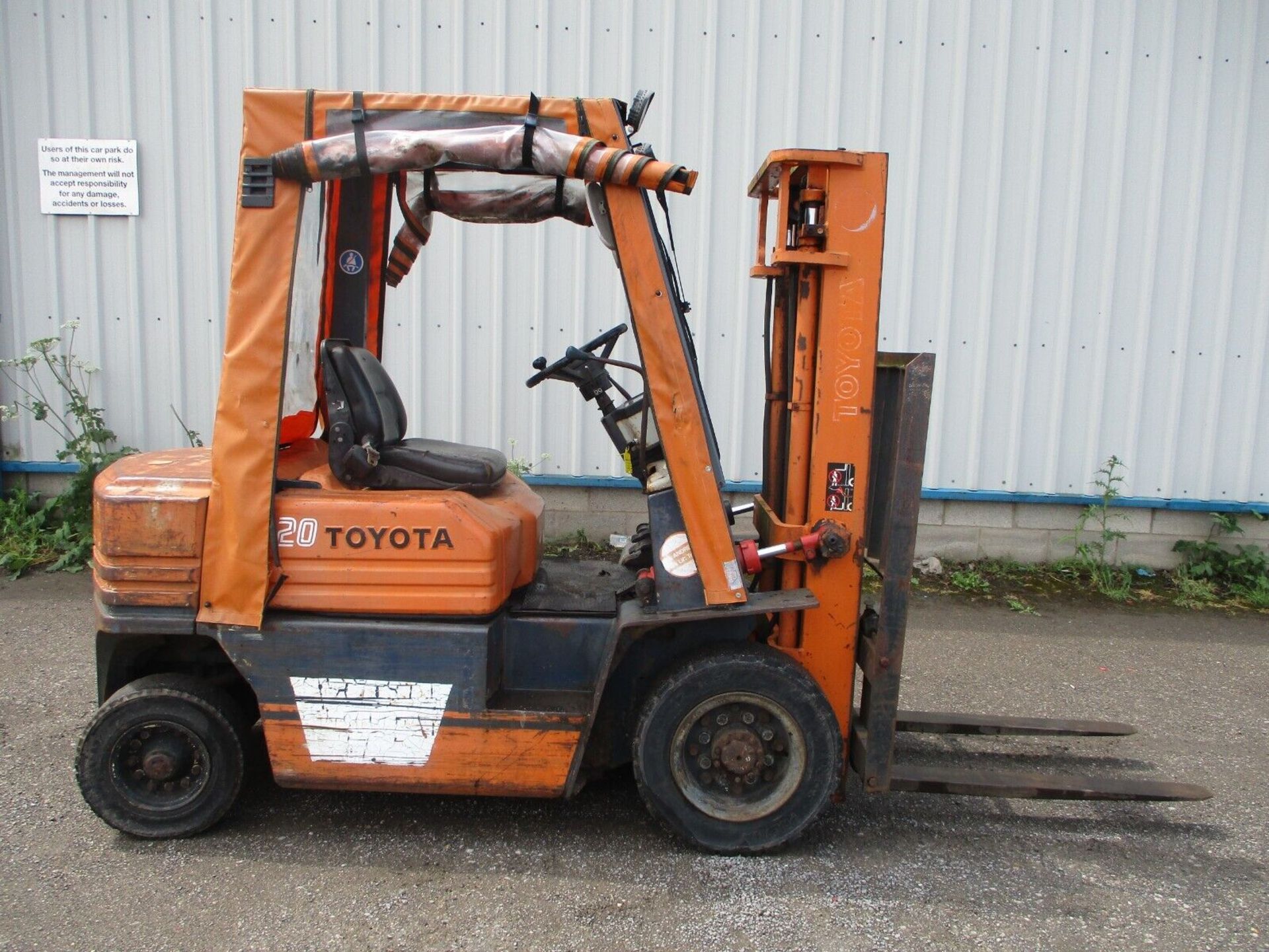 TOYOTA 5FD20 DIESEL FORK LIFT FORKLIFT TRUCK STACKER 2 TON - Image 3 of 11