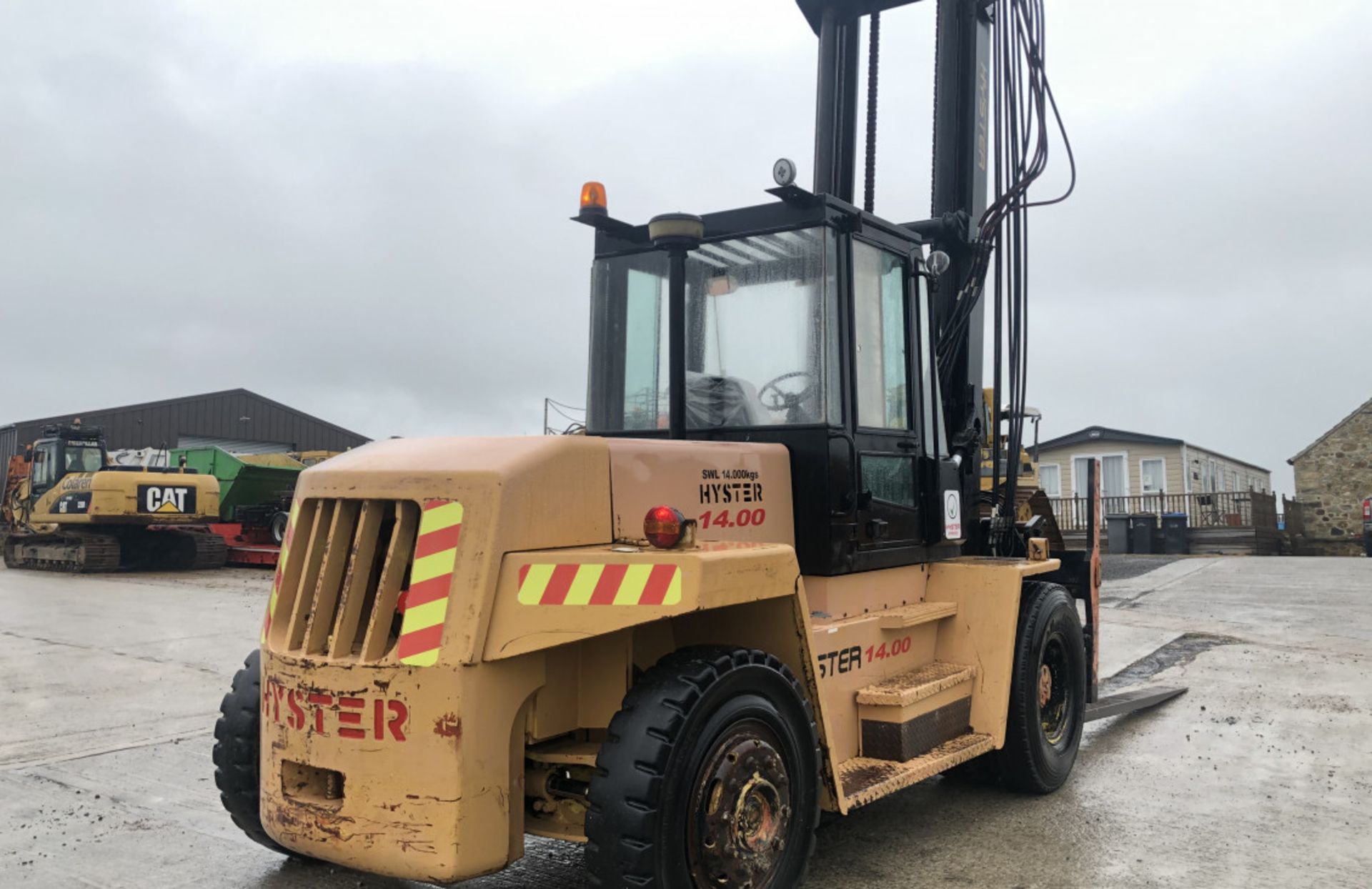 HYSTER H14.00XL DIESEL FORKLIFT - 10FT FORKS