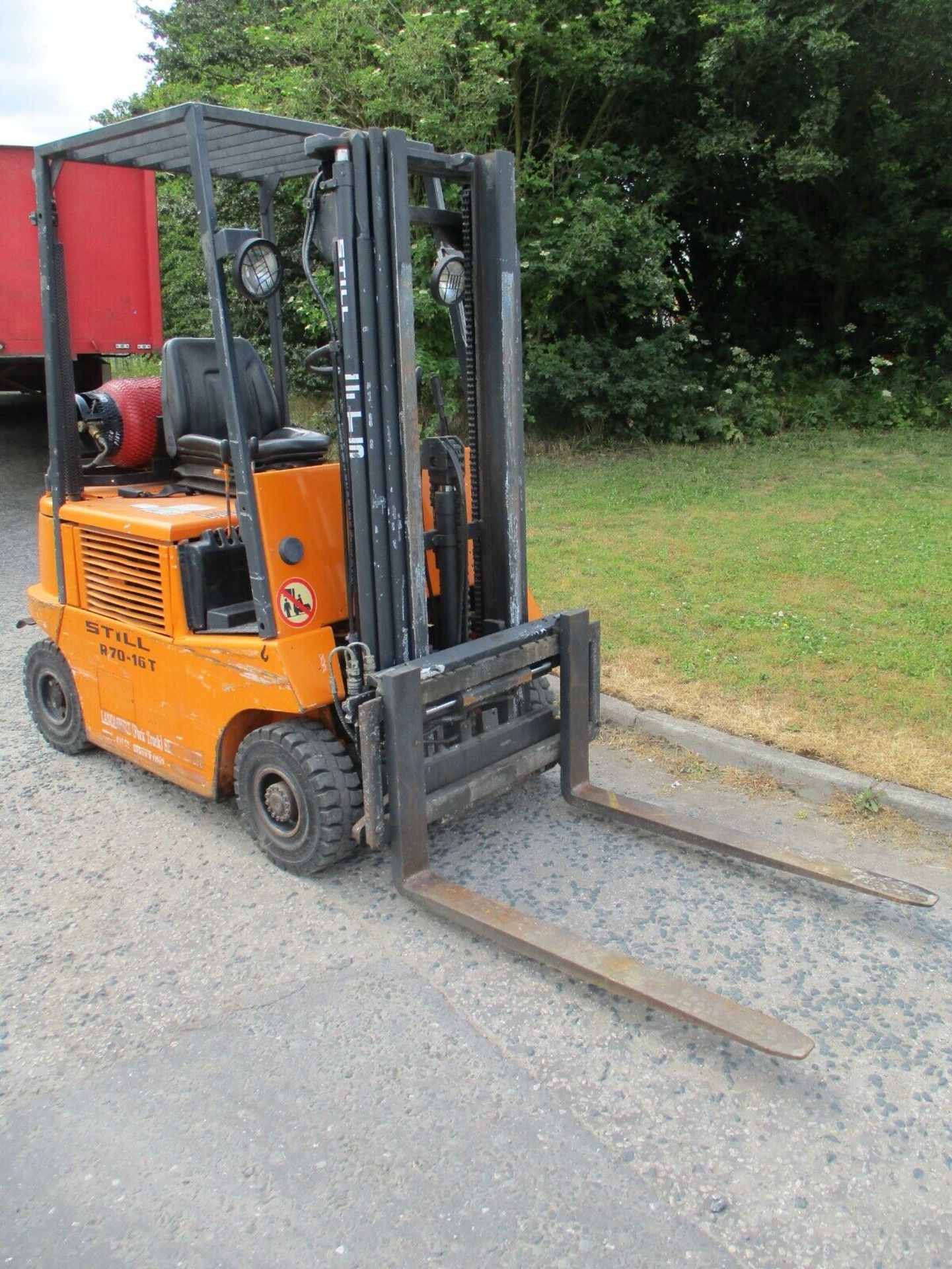 STILL R70-16T FORK LIFT FORKLIFT TRUCK STACKER CONTAINER SPEC TRIPLE MAST - Image 5 of 12