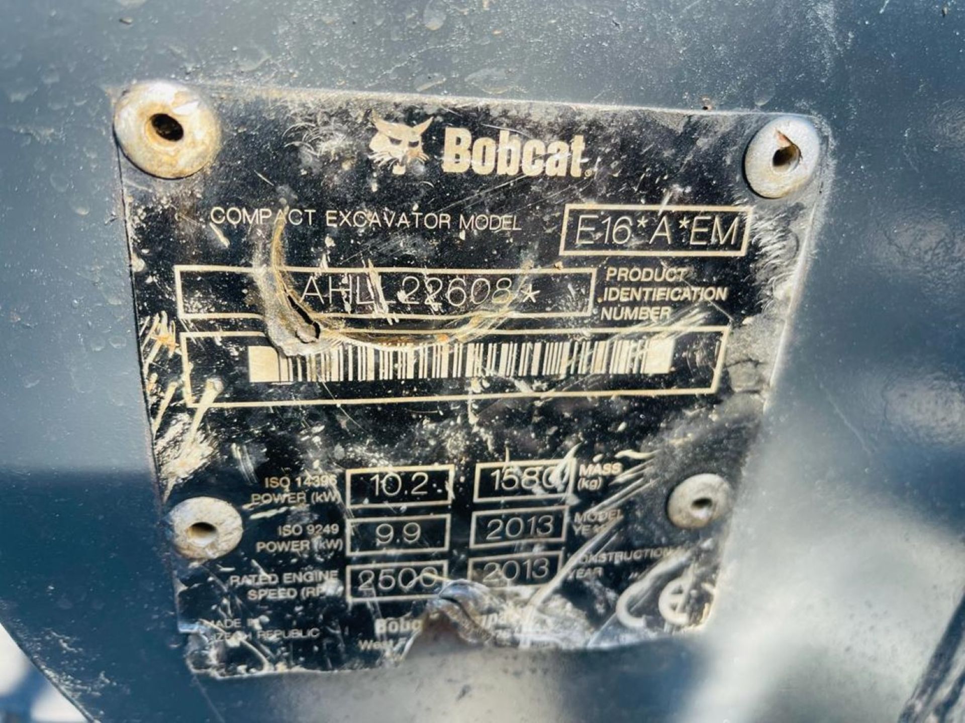 BOBCAT E16 EXCAVATOR - Image 11 of 11