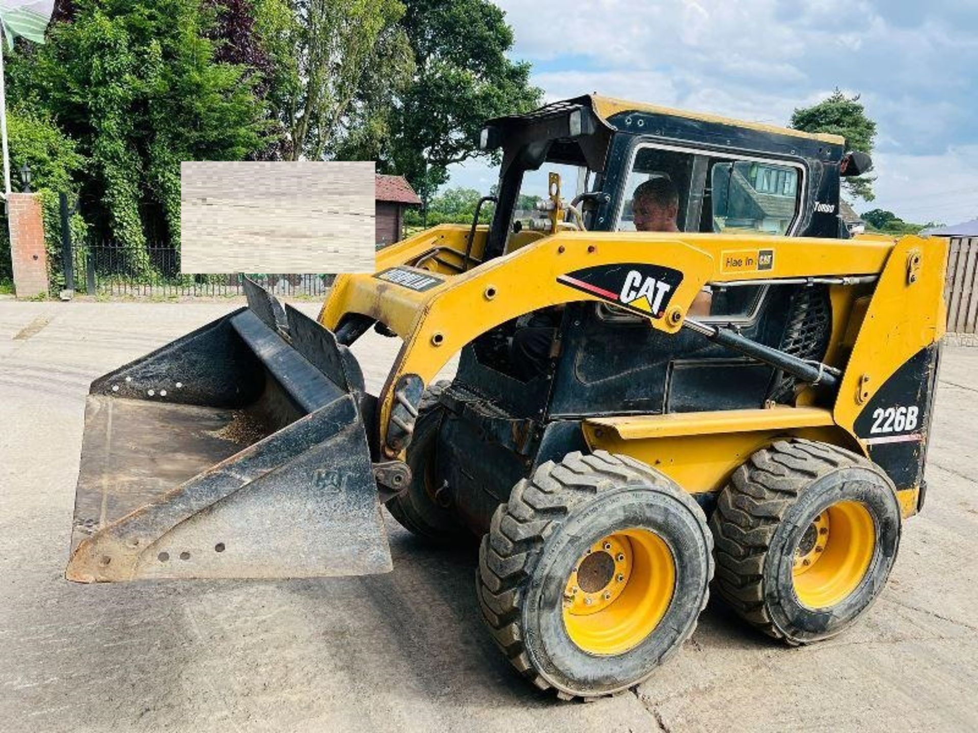 CATERPILLAR 266B 4WD SKIDSTEER C/W BUCKET - Image 12 of 15