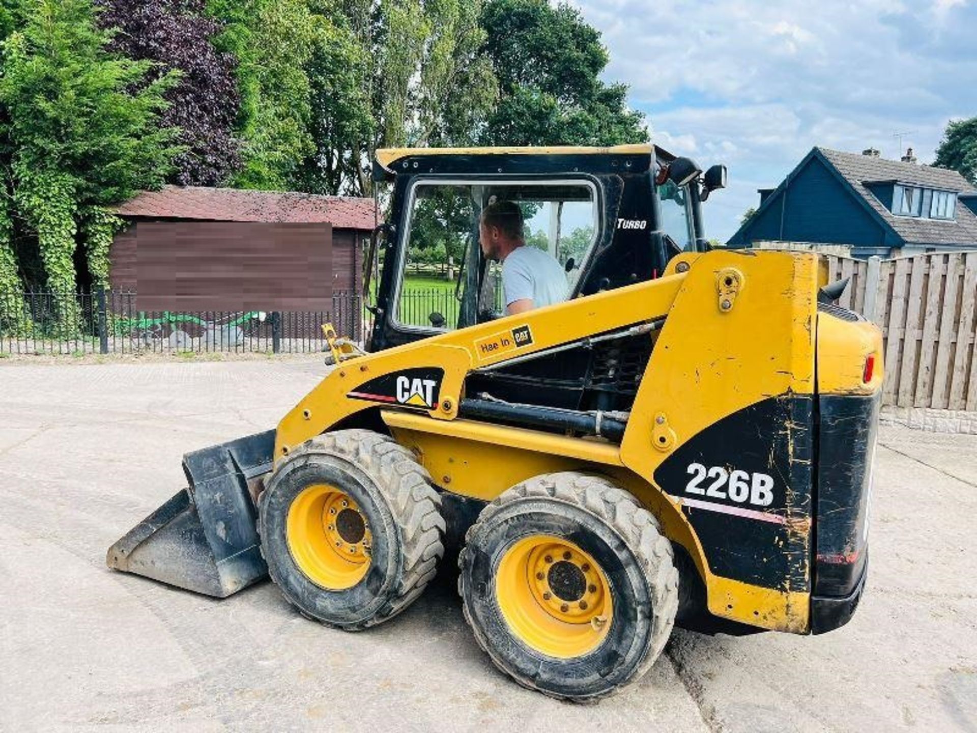 CATERPILLAR 266B 4WD SKIDSTEER C/W BUCKET - Image 4 of 18