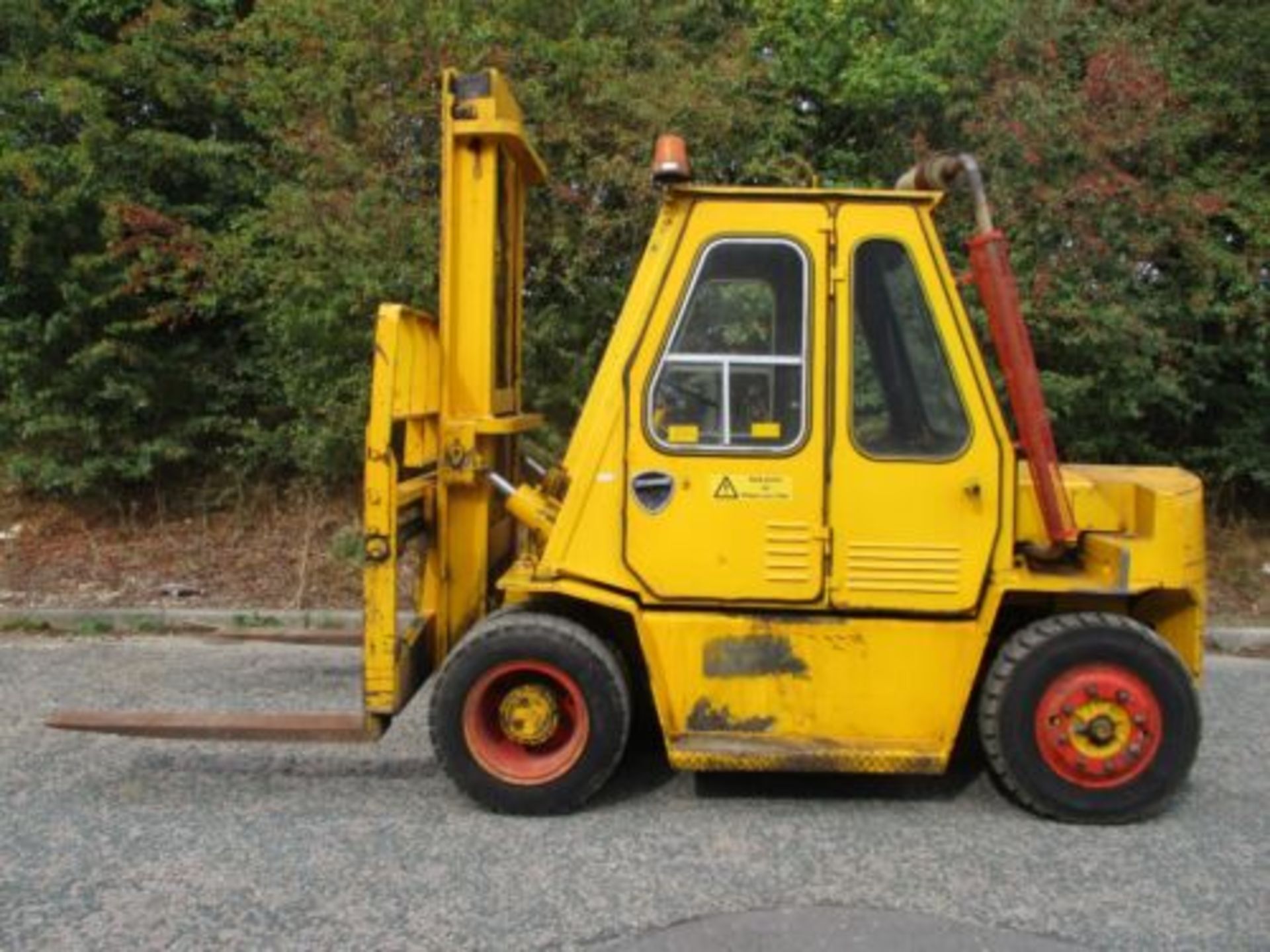 CLIMAX DA50 FORK LIFT FORKLIFT TRUCK STACKER 5 TON LIFT 6 7 8 10 - Image 11 of 12