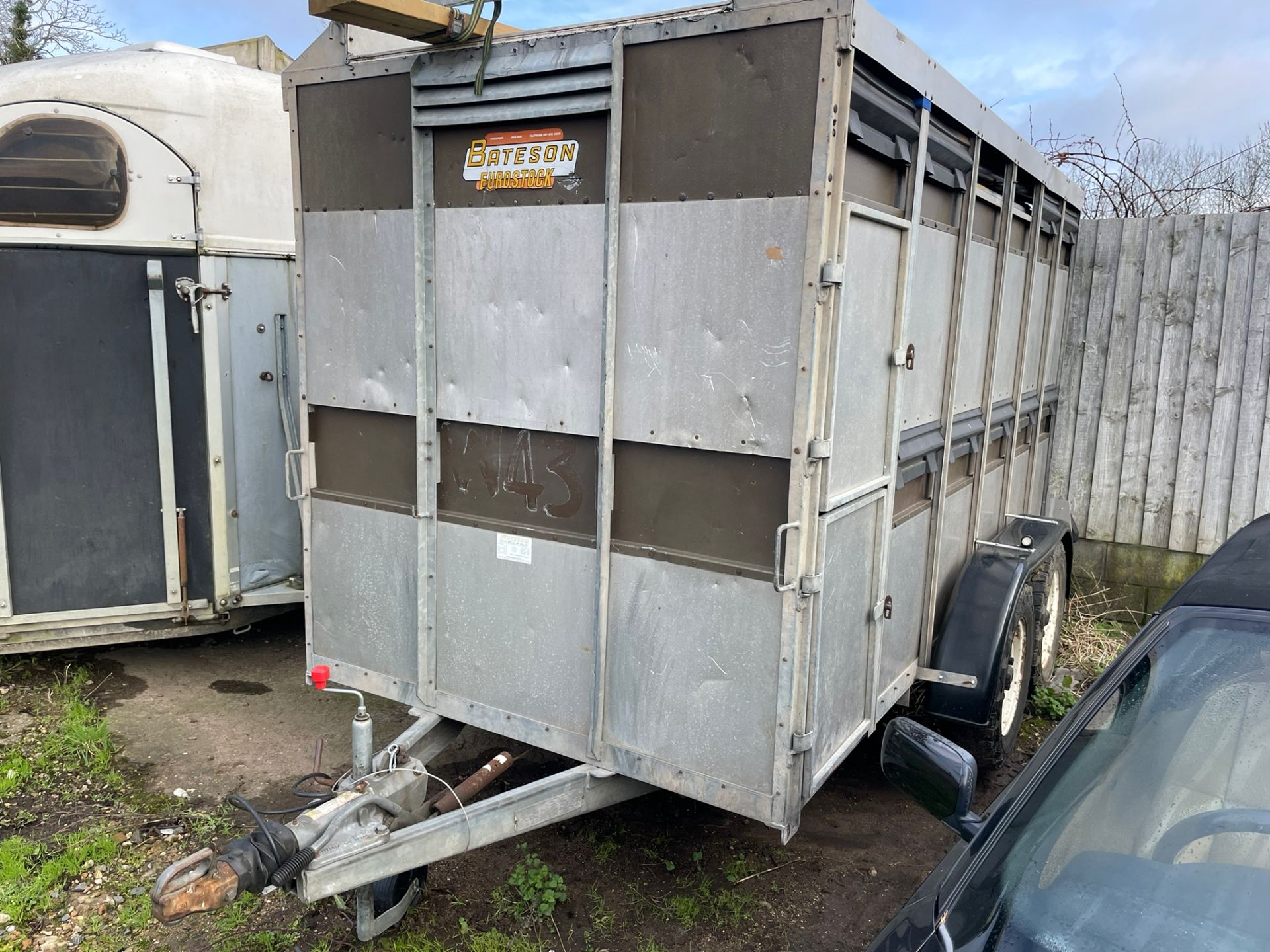 BATESON 12 FOOT CATTLE TRAILER - Image 3 of 7