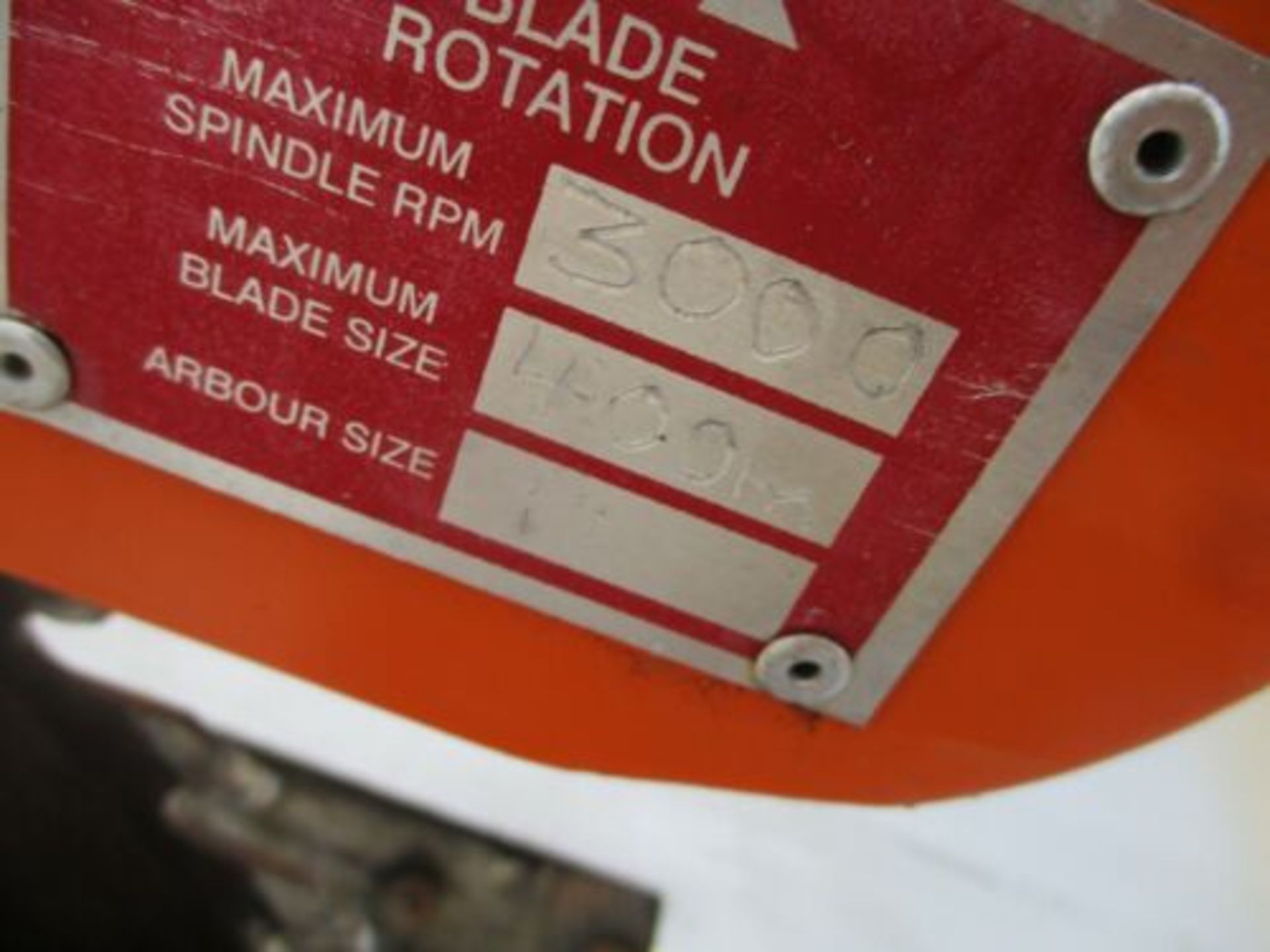 RED BAND WSA400 16" SITE WOOD SAW BENCH HONDA DIESEL ELECTRIC START - Image 6 of 6