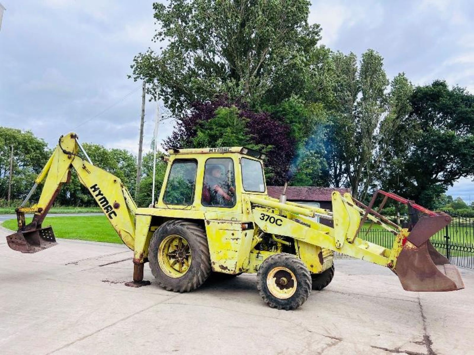 HYMAC 370C 4WD BACKHOE DIGGER C/W BUCKET'S & PALLET TINES - Image 15 of 20