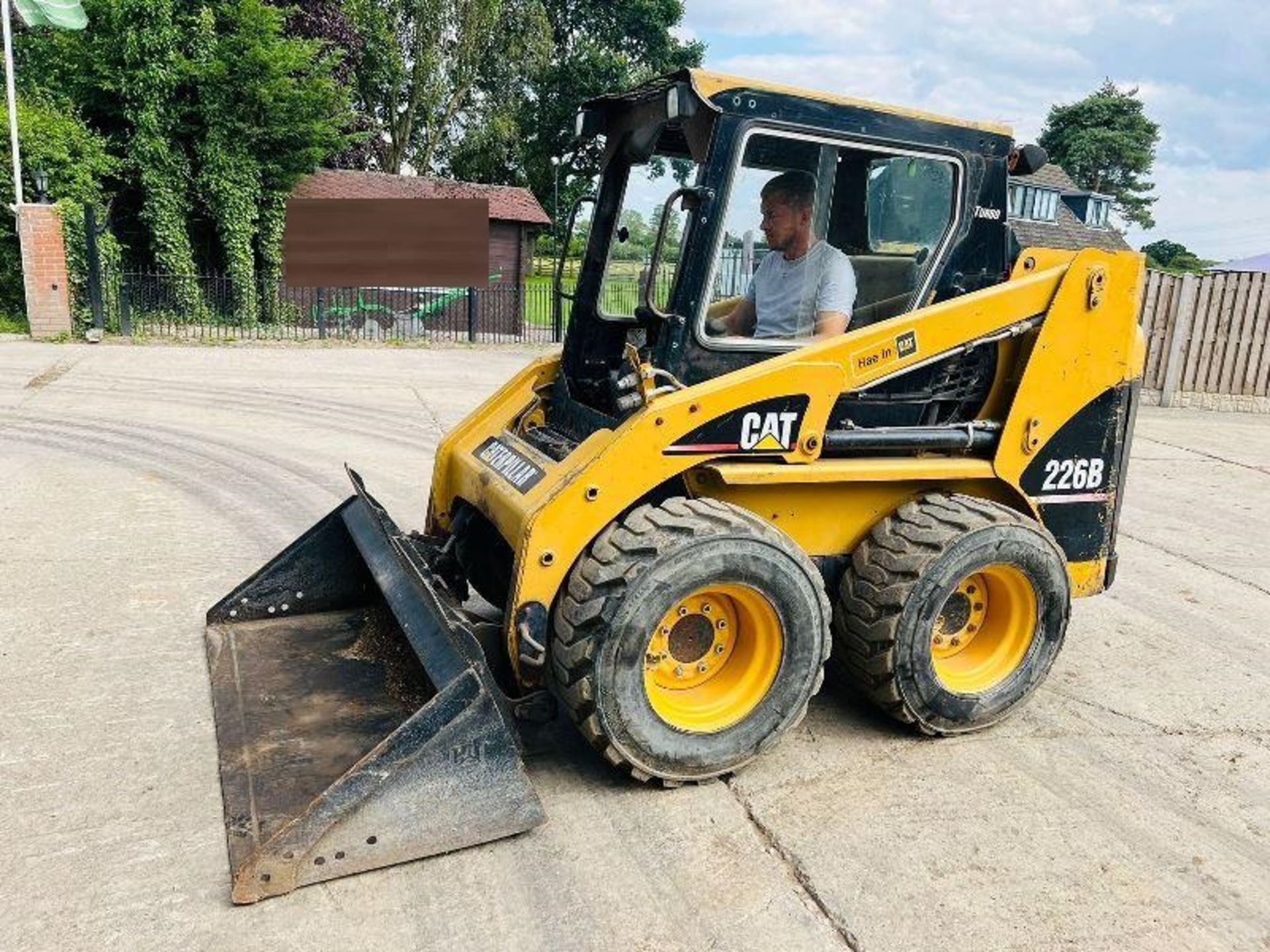 CATERPILLAR 266B 4WD SKIDSTEER C/W BUCKET - Image 17 of 18