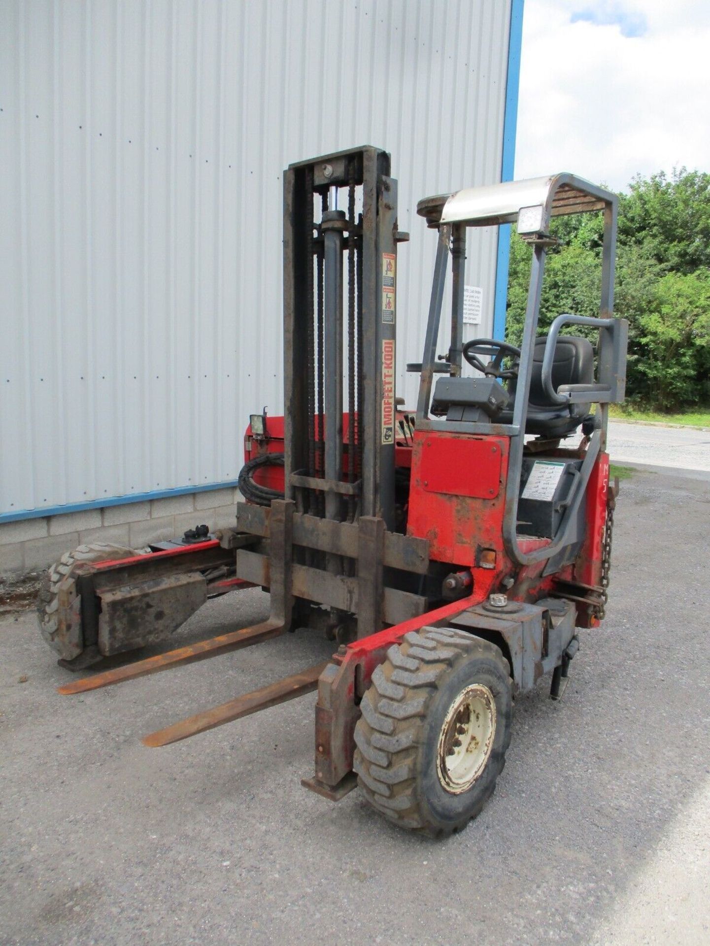 2005 MOFFETT MOUNTY M5 20.3 FORK LIFT FORKLIFT TRUCK MOUNTED 2 TON 3WD