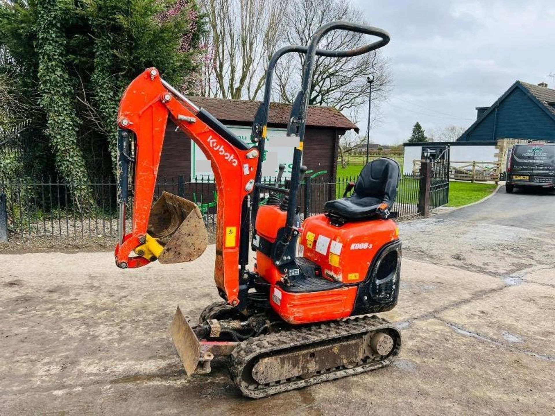 KUBOTA KX008-3 EXCAVATOR * YEAR 2015, 1567 HOURS * C/W EXPANDING TRACKS - Image 9 of 15