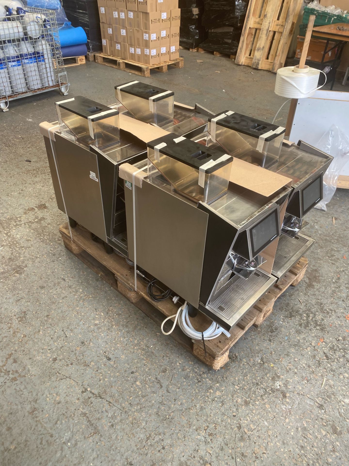 4 X THERMOPLAN BEAN TO CUP COMMERCIAL COFFEE MACHINE RRP£36000 FREE UK PALLET DELIVERY