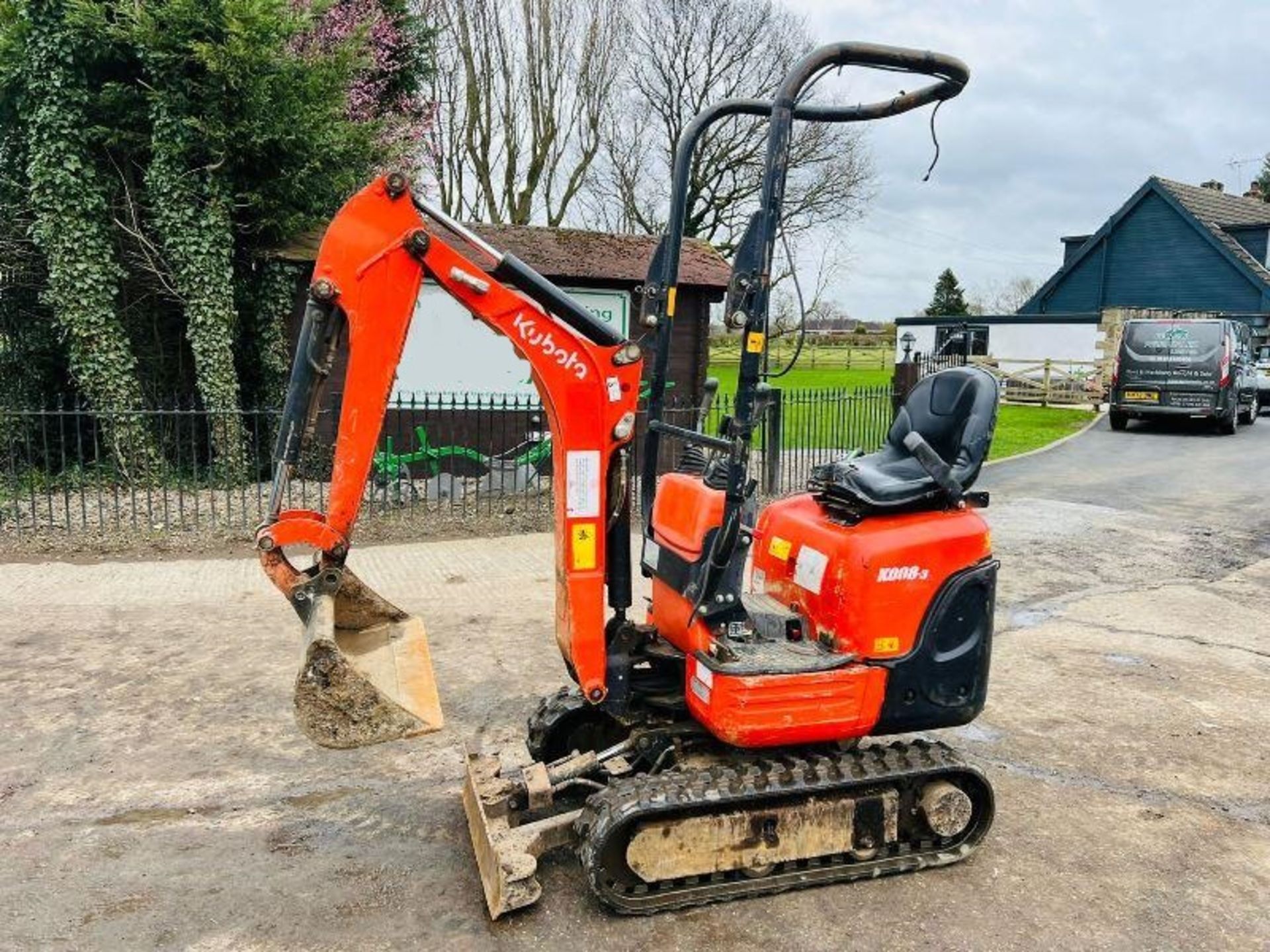 KUBOTA KX008-3 EXCAVATOR * YEAR 2014 , 1857 HOURS * C/W EXPANDING TRACKS - Image 12 of 15