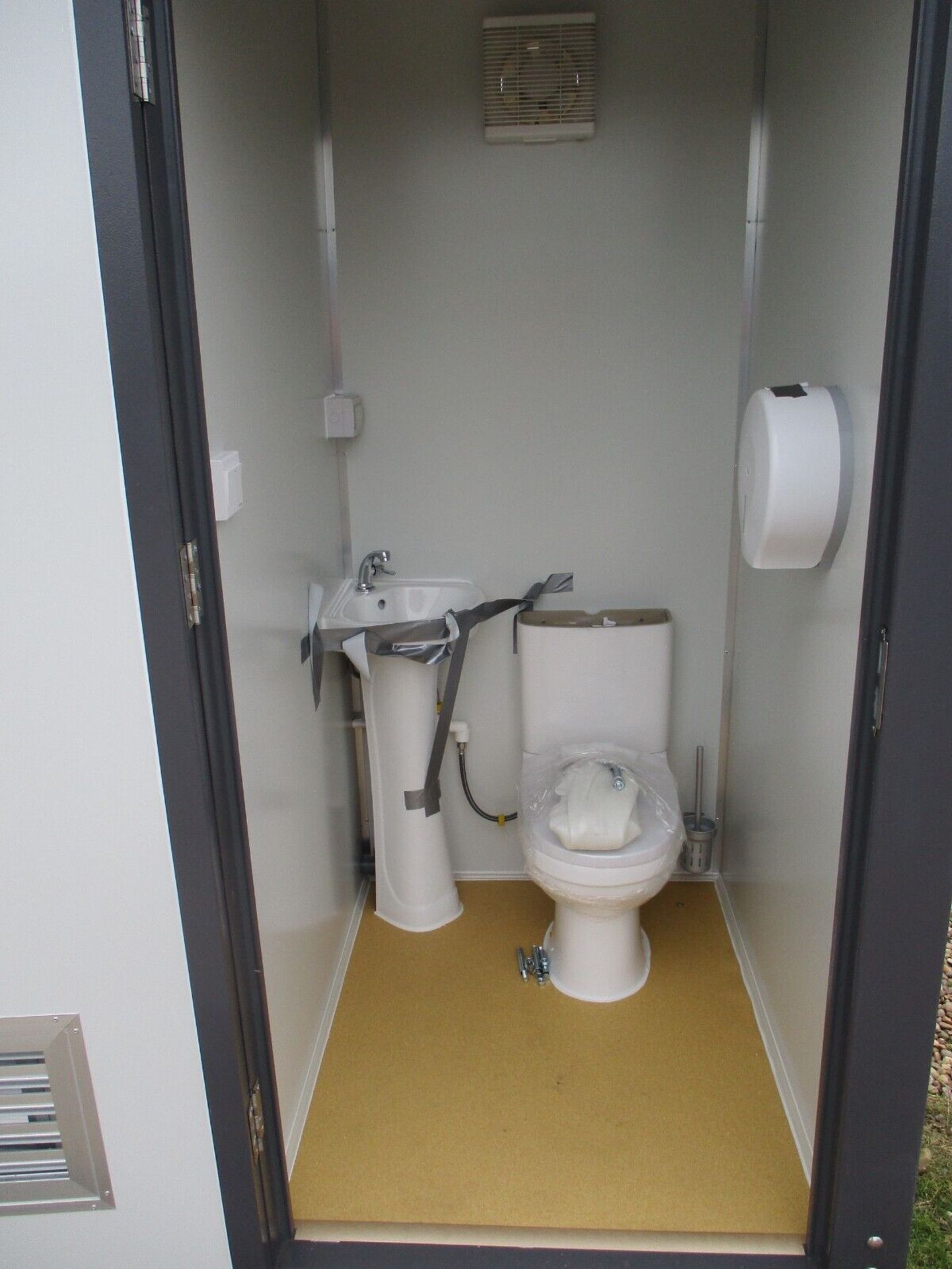 2.15M X 1.3M DOUBLE TOILET BLOCK SECURE SHIPPING CONTAINER DELIVERY ARRANGED - Image 8 of 9