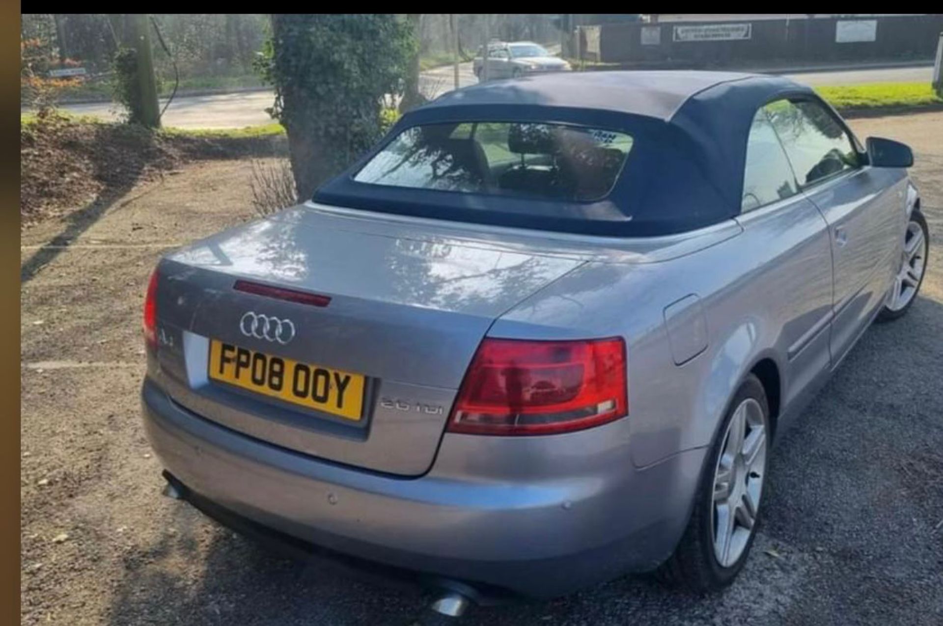 2008 AUDI CONVERTIBLE 2 LITRE DIESEL TURBO - FULL LEATHER IN EXCELLENT CONDITION - Image 9 of 11