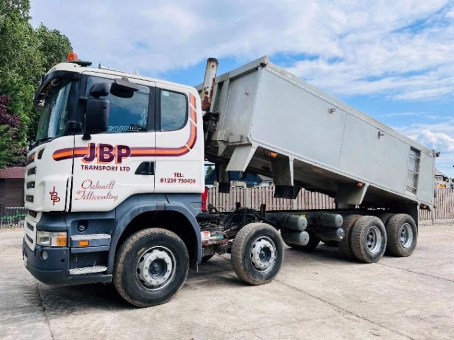 SCANIA R420 DOUBLE DRIVE TIPPER *YEAR 2008* C/W MANUAL GEAR BOX - Image 5 of 18