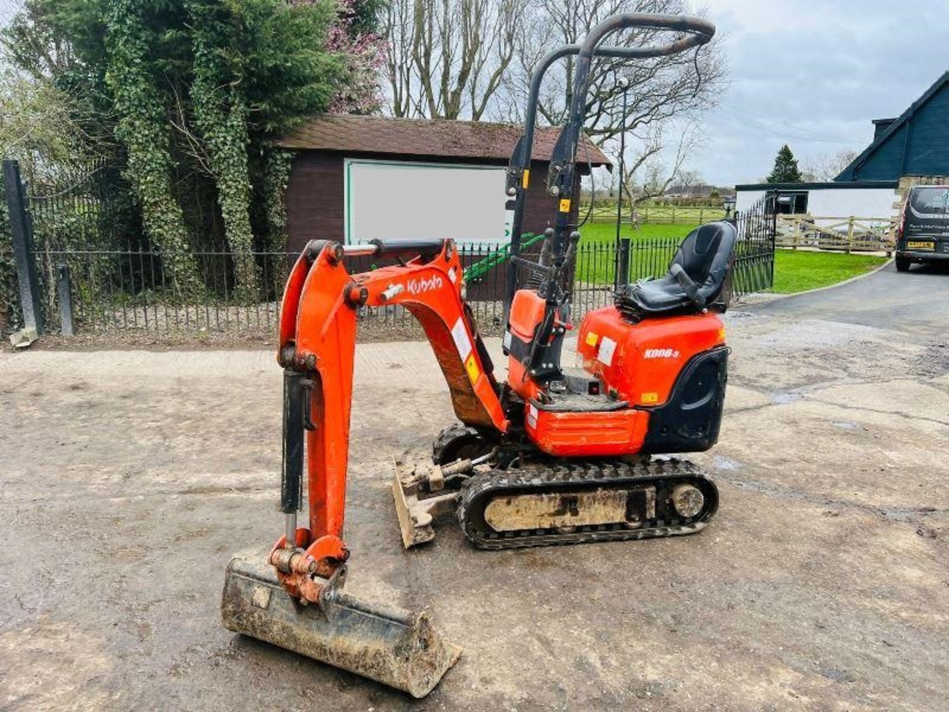 KUBOTA KX008-3 EXCAVATOR * YEAR 2014 , 1857 HOURS * C/W EXPANDING TRACKS - Image 6 of 15