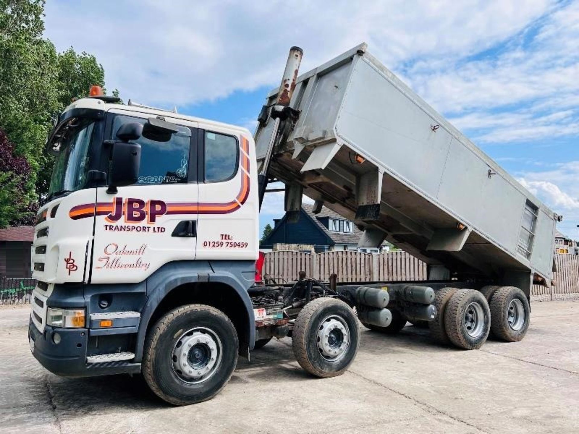 SCANIA R420 DOUBLE DRIVE TIPPER *YEAR 2008* C/W MANUAL GEAR BOX