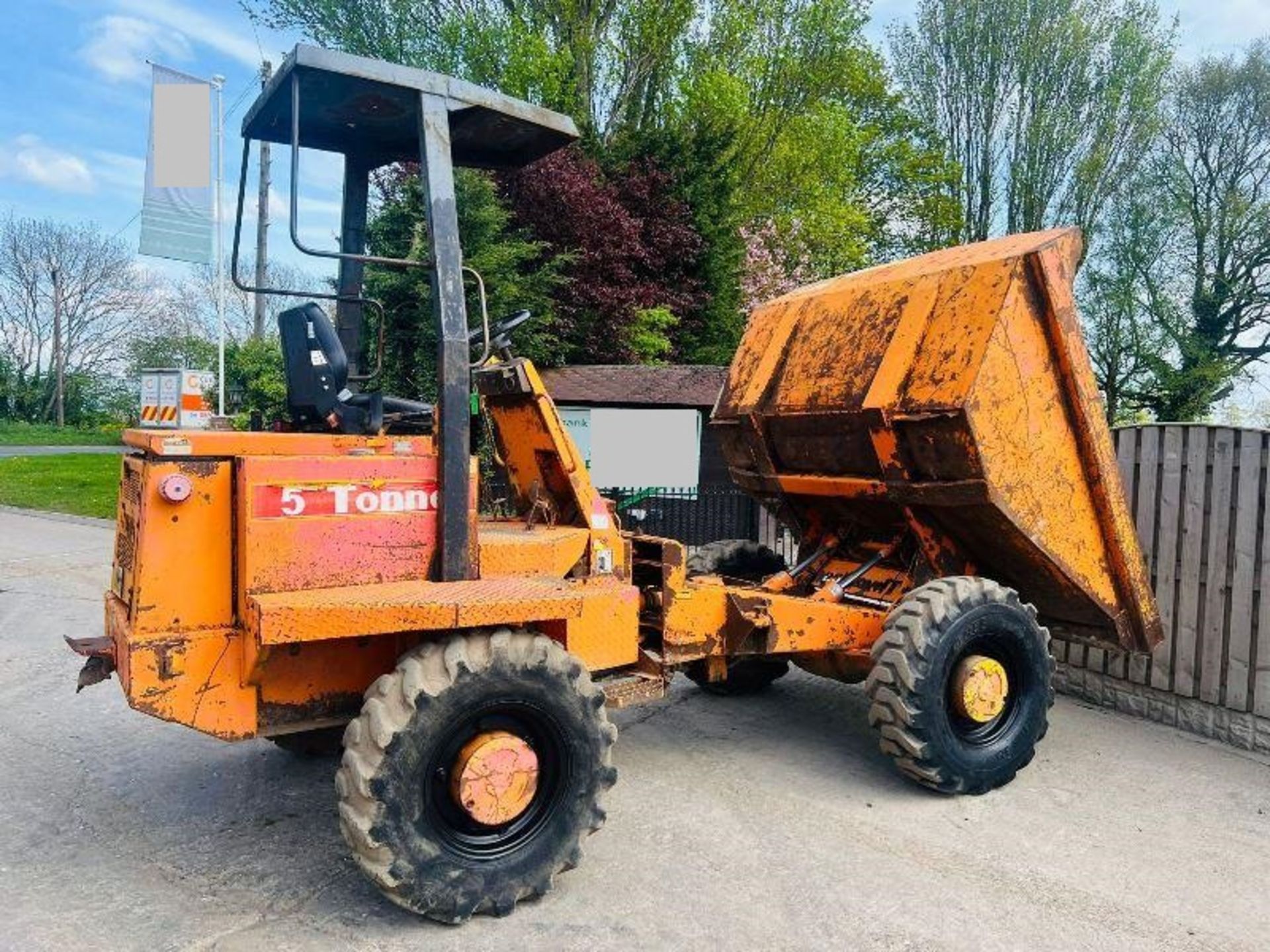 THWAITES 5 TON 4WD DUMPER C/W ROLE BAR & CANOPY - Image 13 of 13