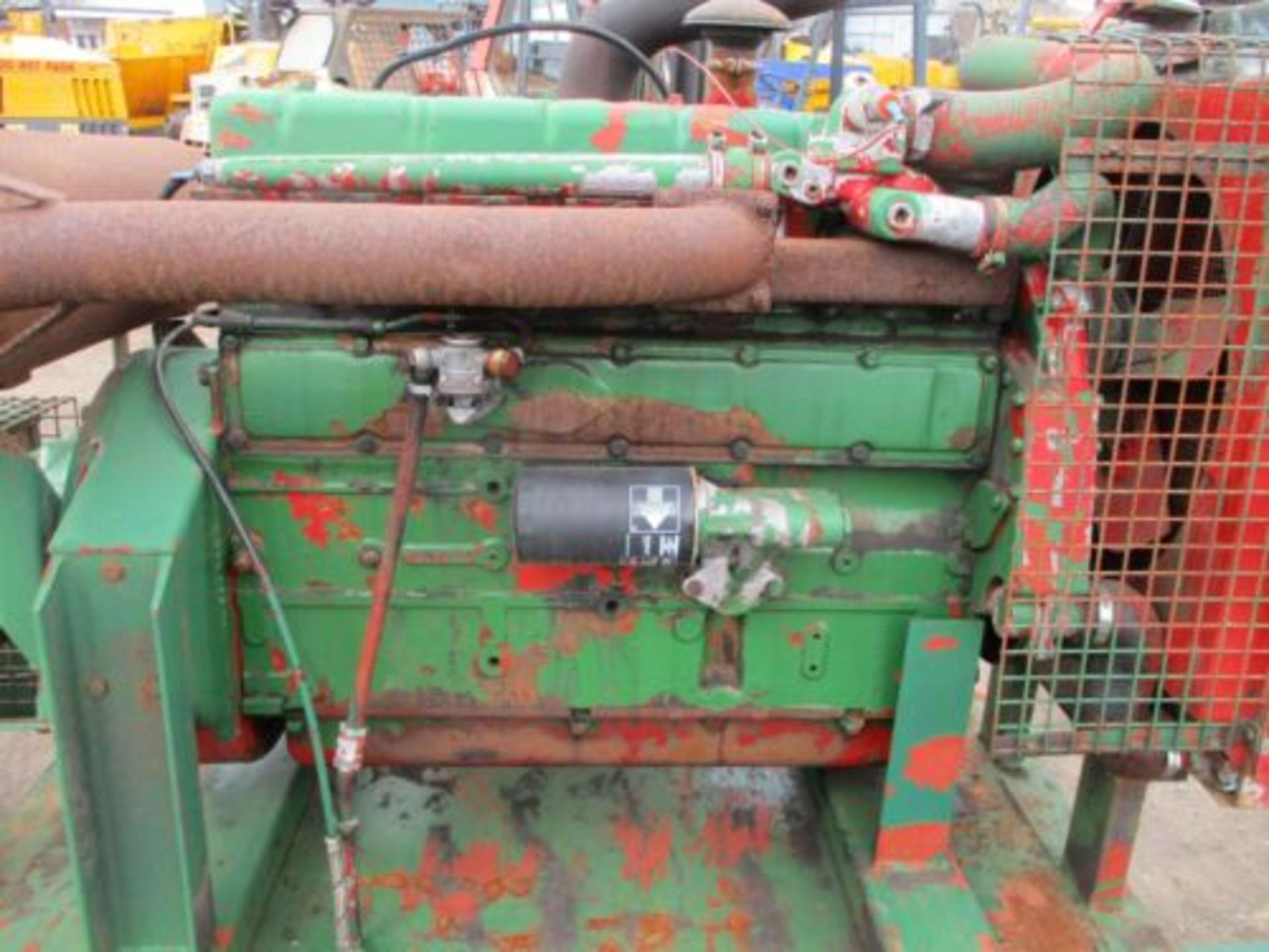 CAPRARI 4 INCH " WATER PUMP INTERNATIONAL 6 CYLINDER DIESEL ENGINE GODWIN SLURRY - Image 11 of 12