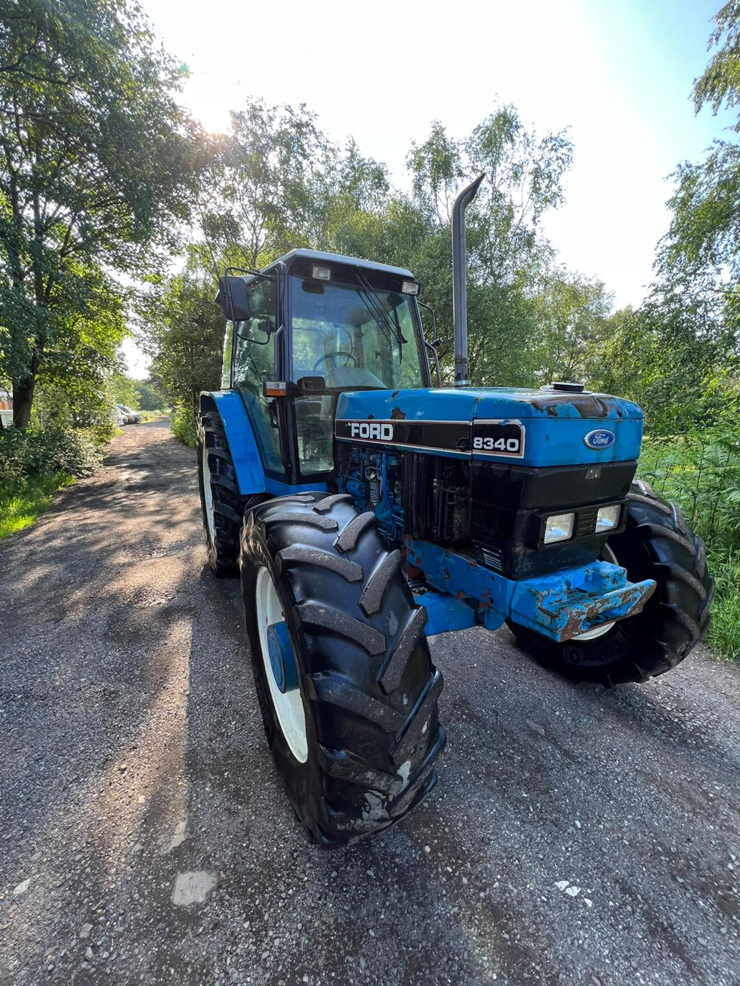 FORD HEW HOLLAND 8340 4WD 6 CYLINDER 3 POINT LINKAGE TRACTOR - Image 17 of 21