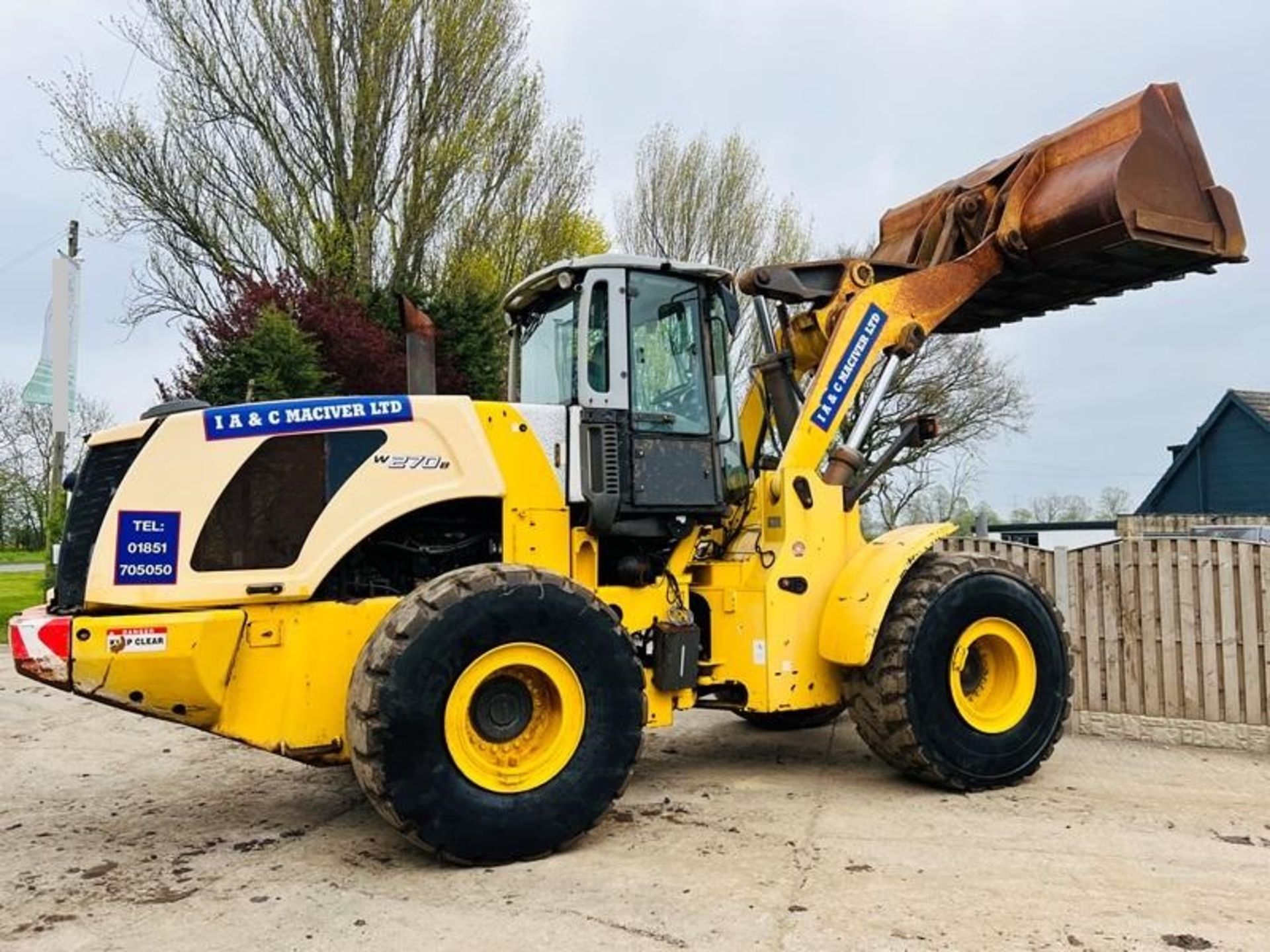 NEW HOLLAND W270B 4WD LOADING SHOVEL C/W LOAD MASTER 8000IX - Image 6 of 14