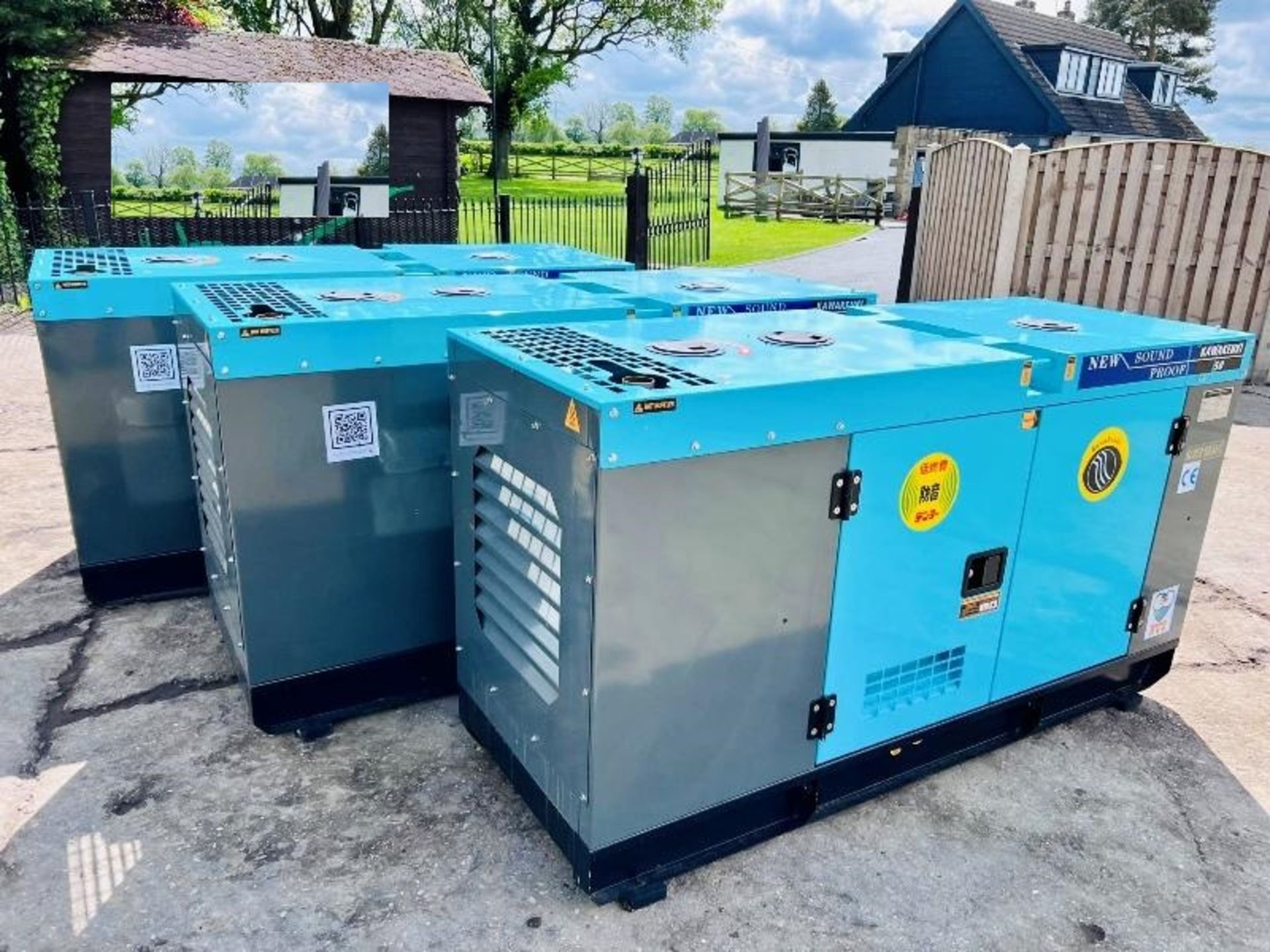 BRAND NEW KAWAKENI KK50 50KVA SILENT RUN GENERATOR *YEAR 2023 - Image 5 of 22