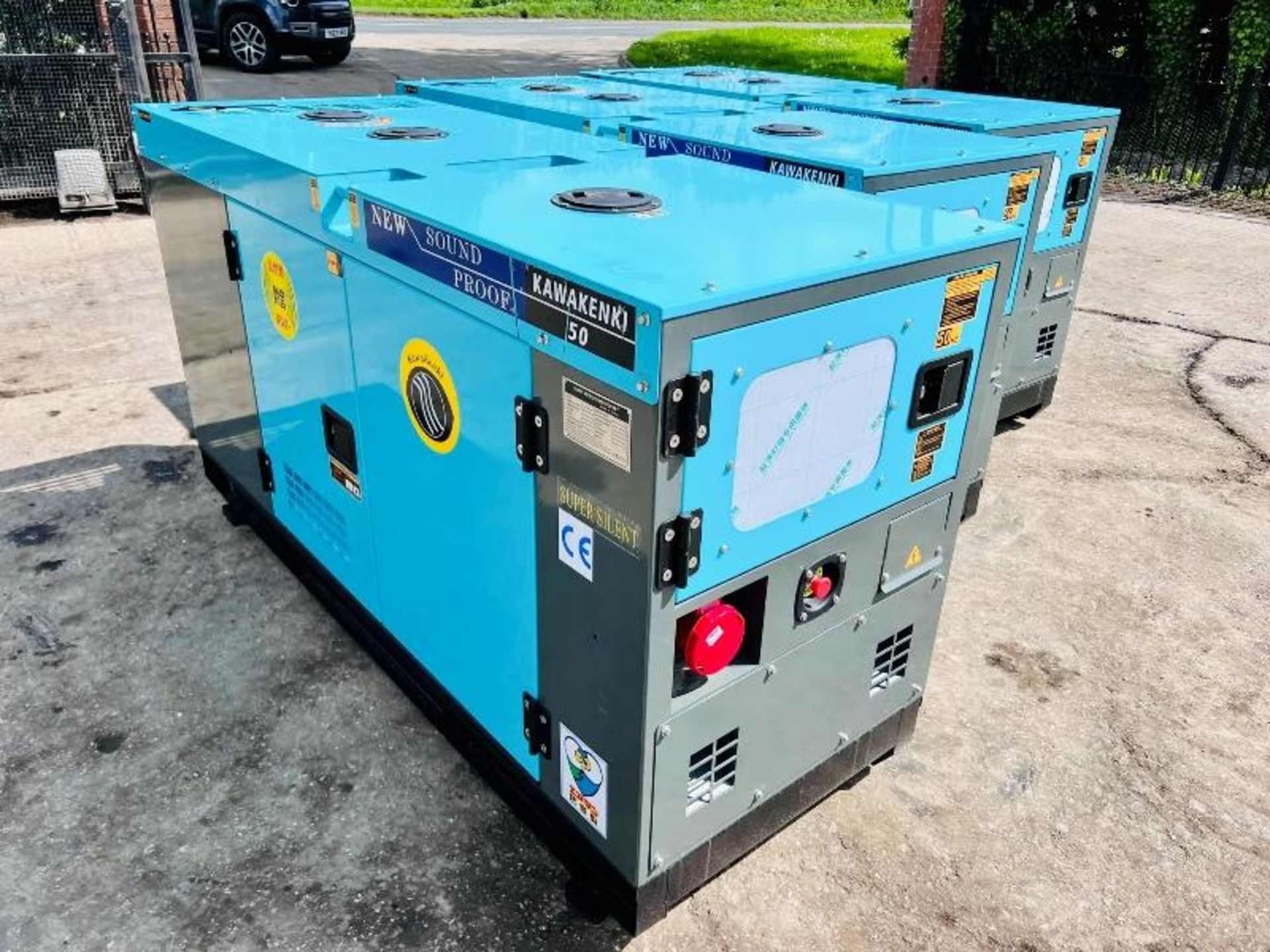 BRAND NEW KAWAKENI KK50 50KVA SILENT RUN GENERATOR *YEAR 2023