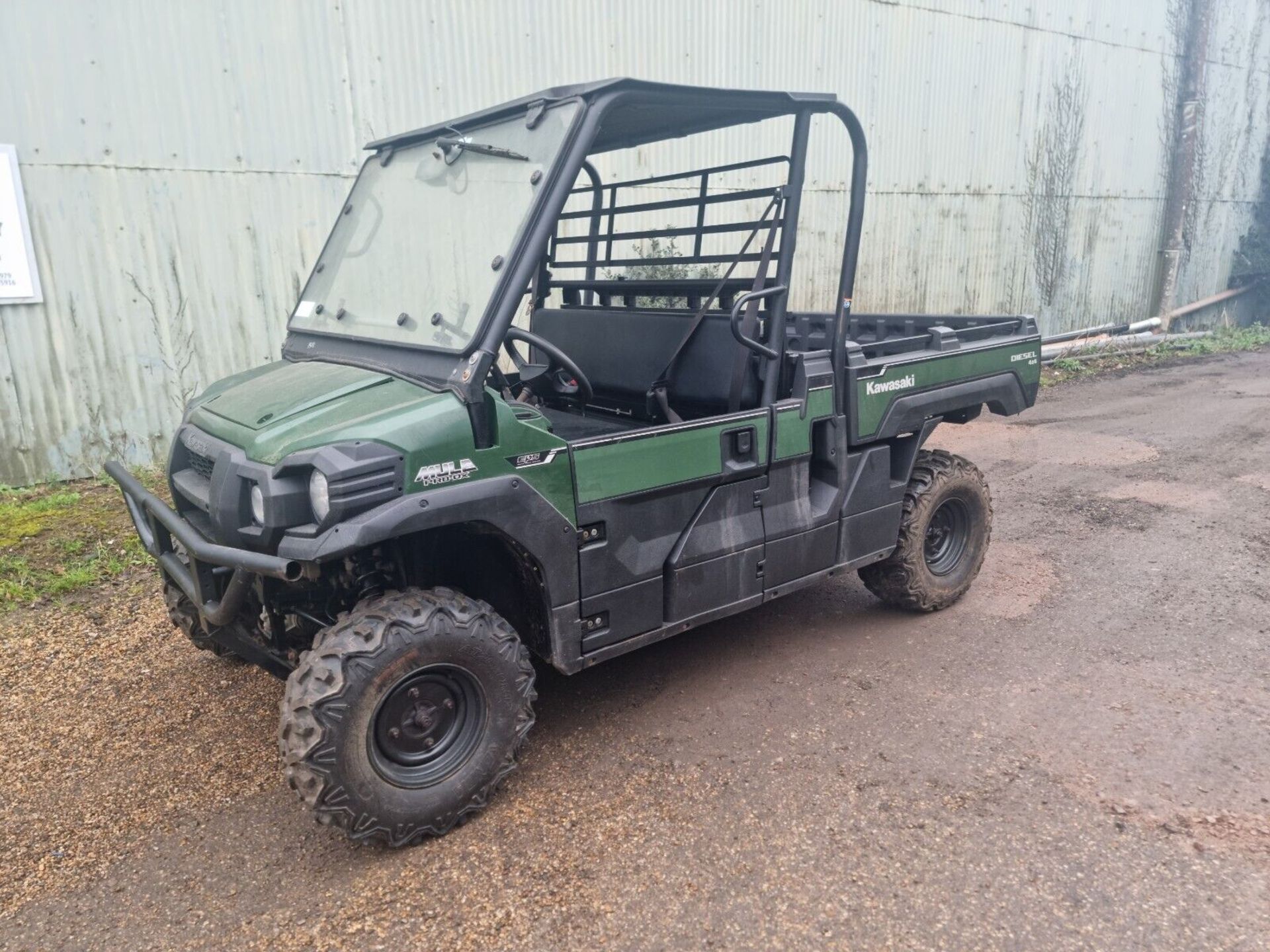 2016 KAWASAKI MULE PRO DX, 4X4, ROAD LEGAL, FULL CAB,