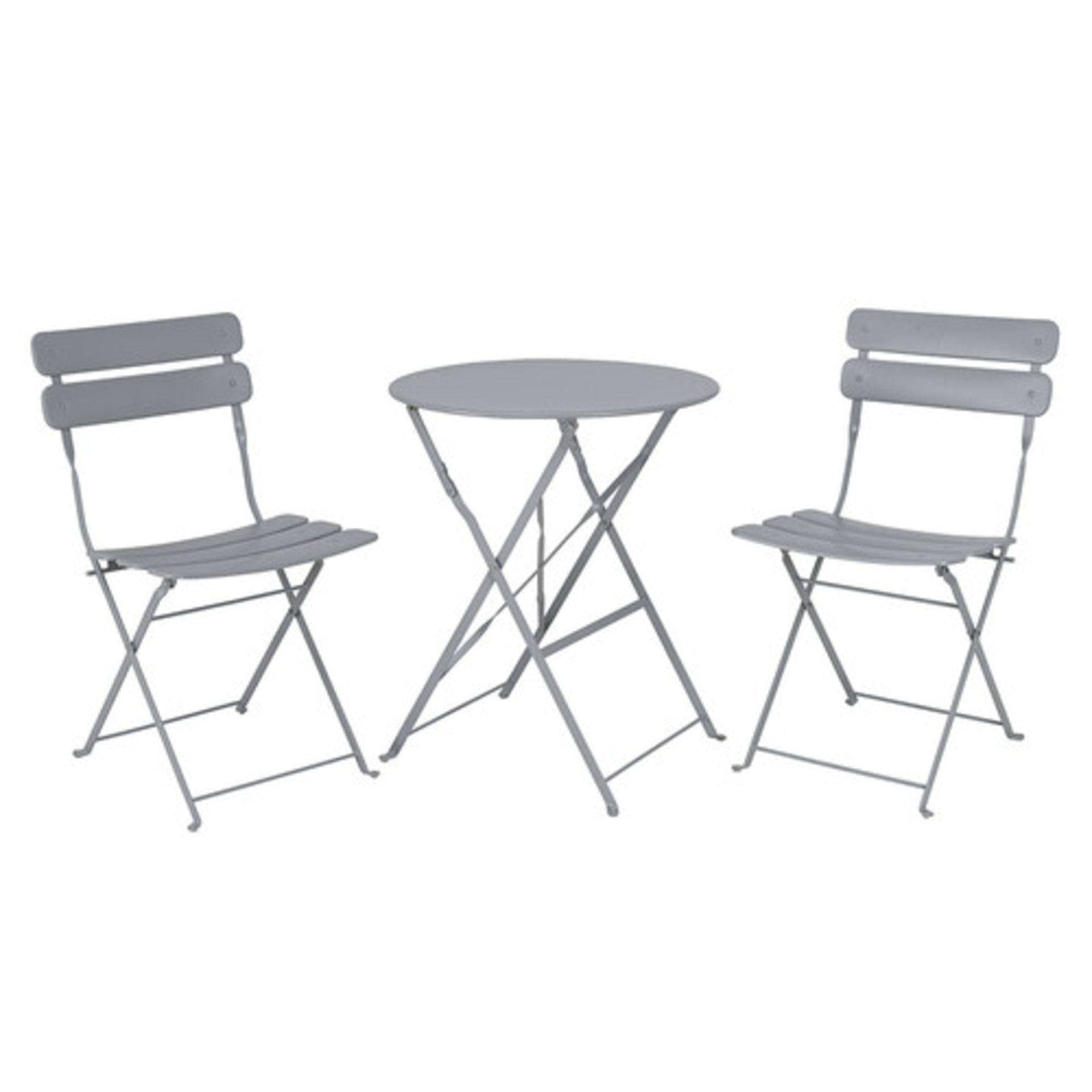 BRAND NEW NIMES 2 SEATER BISTRO SET GREY