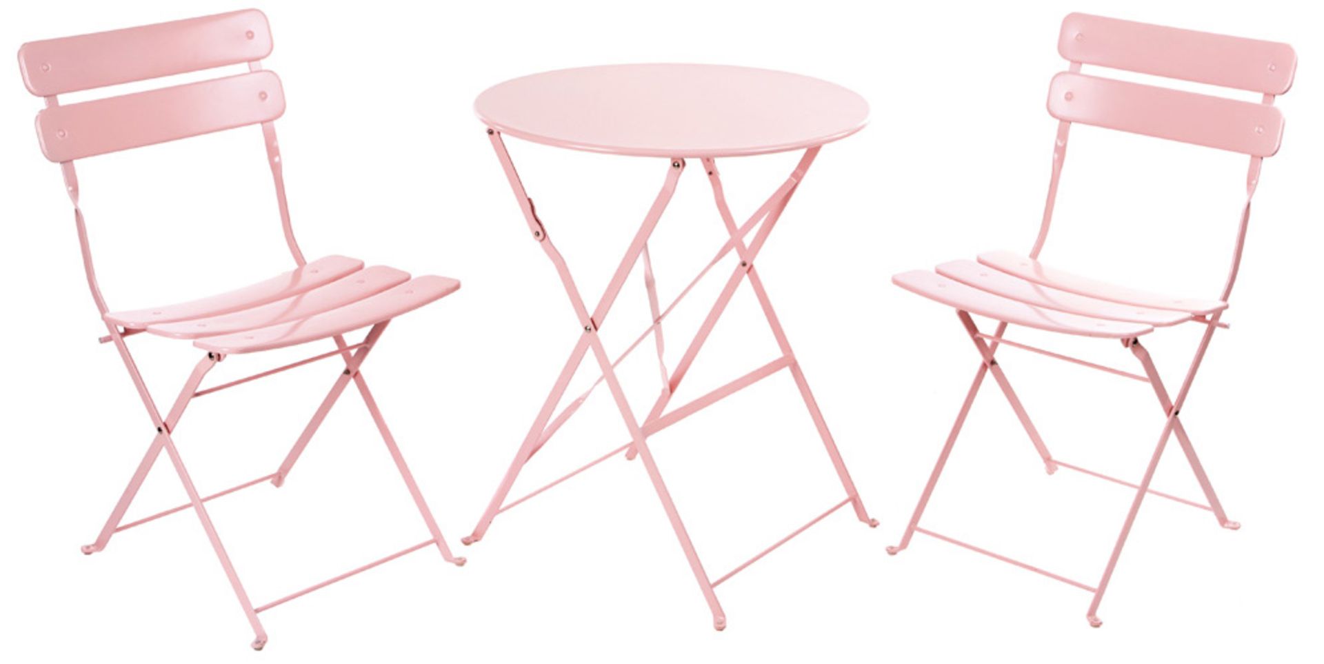 BRAND NEW 2 SEATER PINK BISTRO