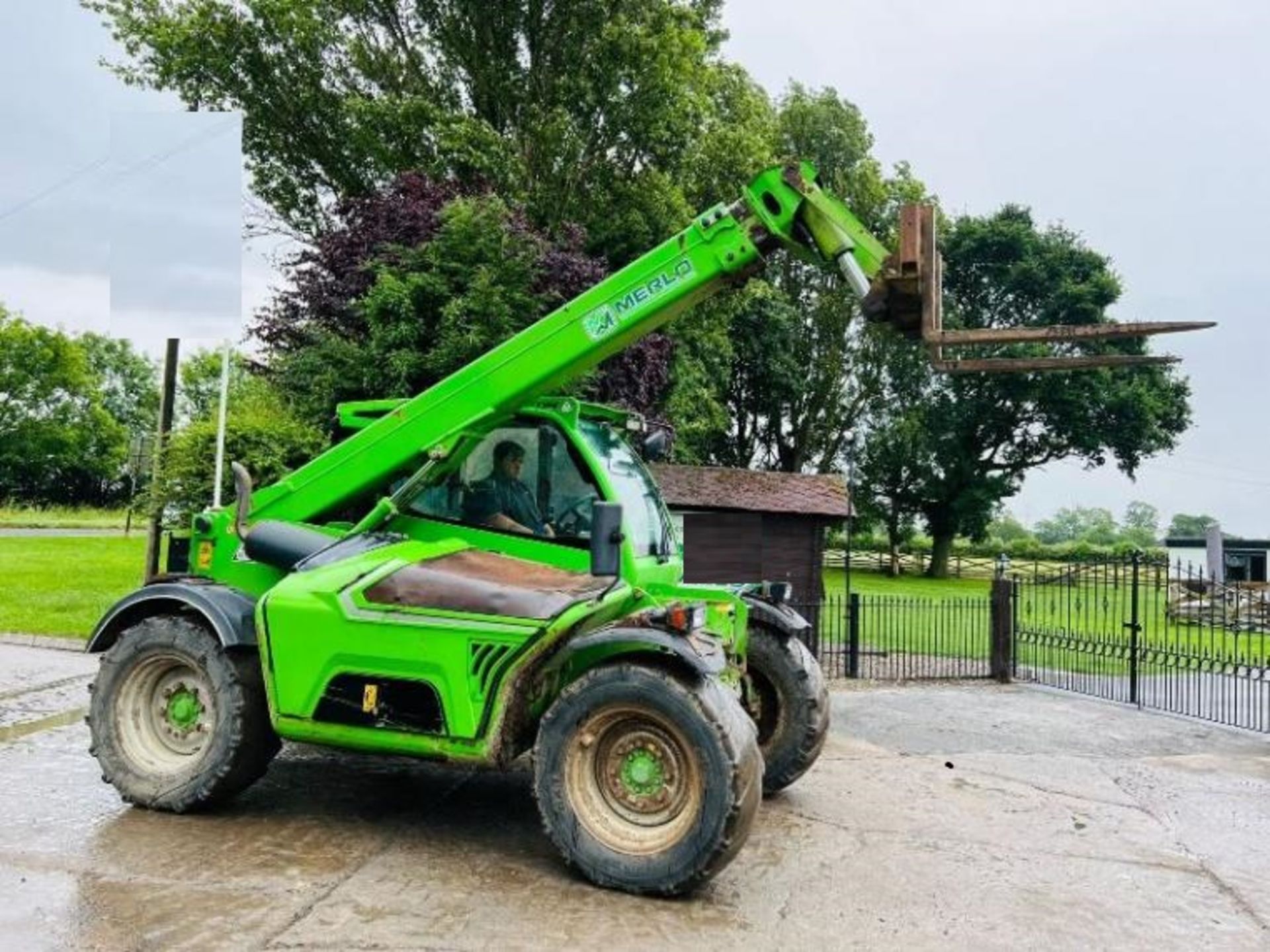 MERLO TF38.7-120 4WD TELEHANDLER *YEAR 2014* C/W PALLET TINES - Image 10 of 15