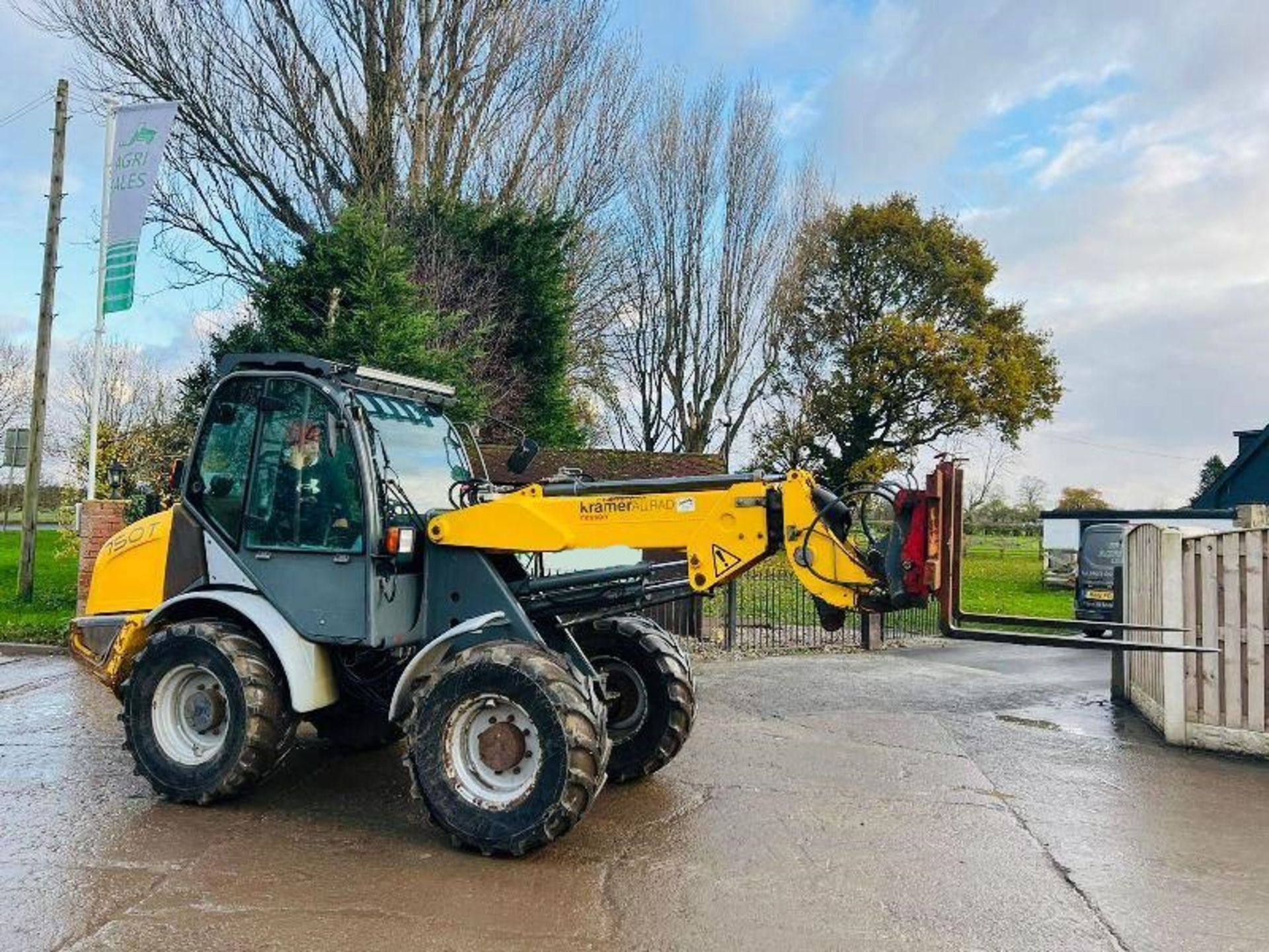 KRAMER 750T 4WD TELEHANDLER C/W QUICK HITCH & TELESCOPIC BOOM - Image 10 of 10