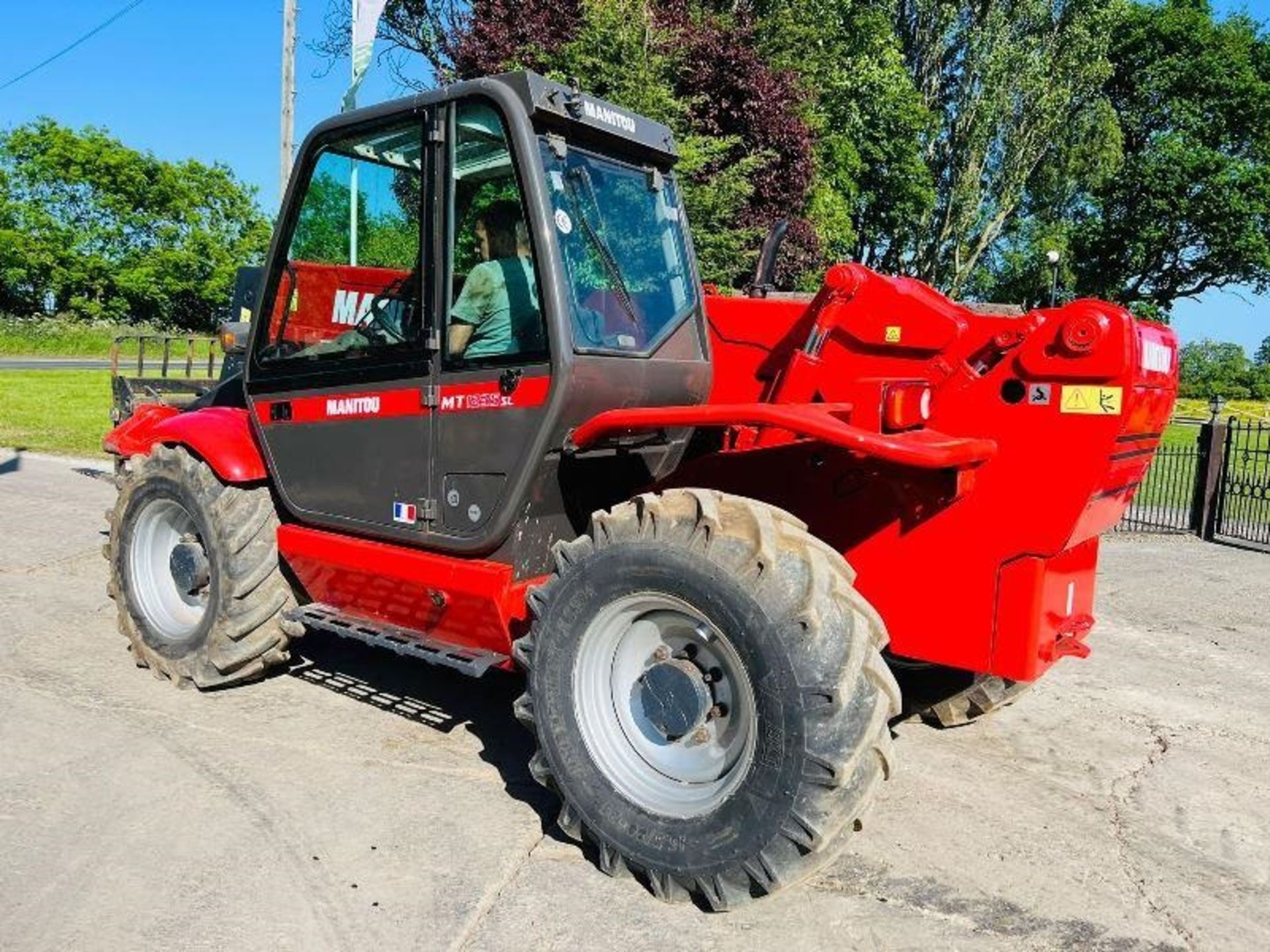 MANITOU MT1235 4WD TELEHANDLER * 12 METER , 4156 HOURS * C/W PALLET TINES - Image 3 of 14