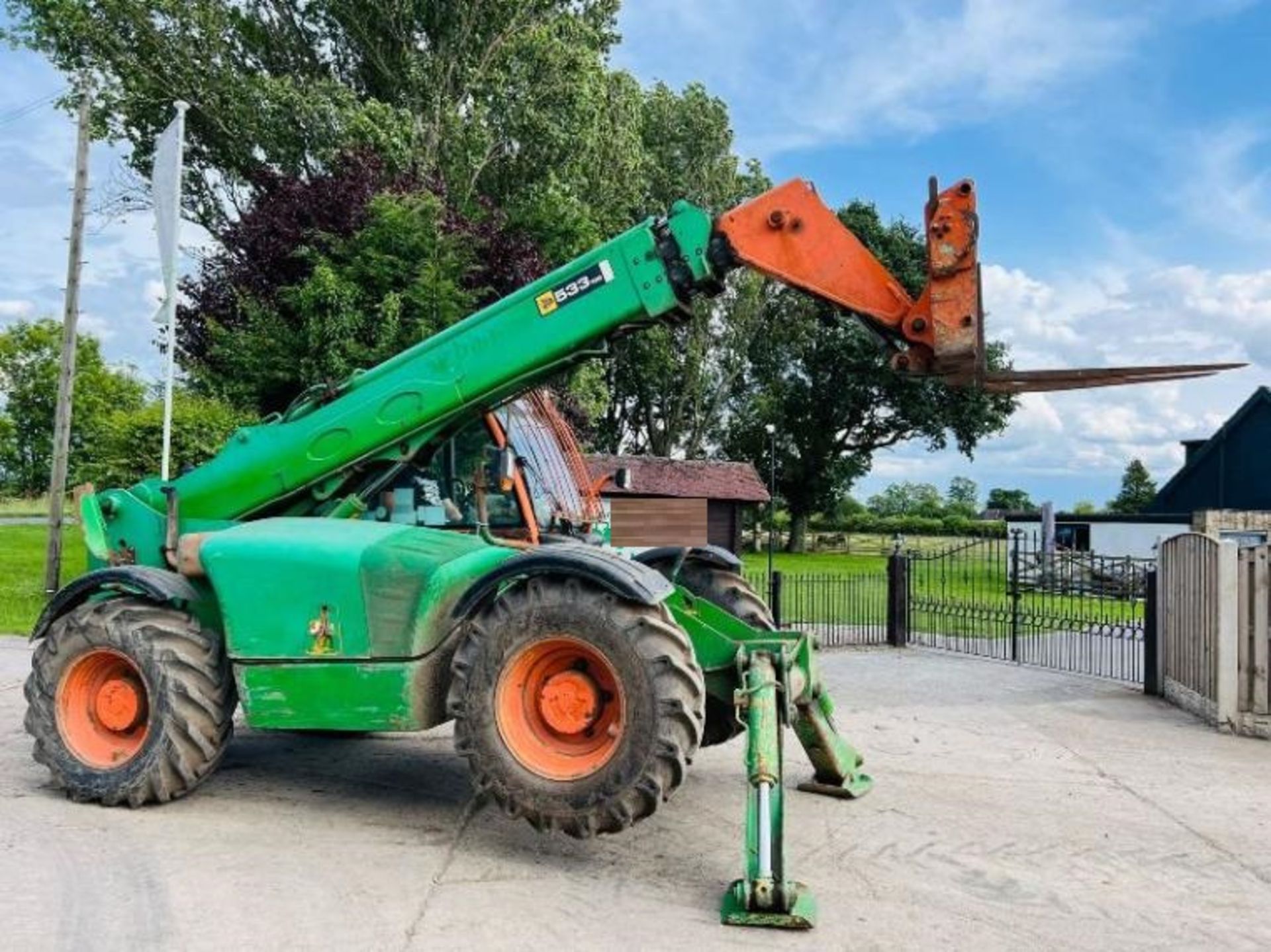 JCB 535-105 TELEHANDLER * 12.5 METERS * C/W PALLET TINES - Image 5 of 20