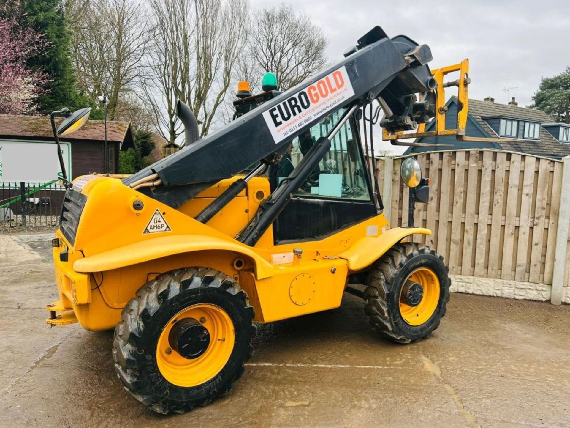 JCB 520-50 4WD TELEHANDLER * YEAR 2013 , ROAD REGISTERED - Image 8 of 19