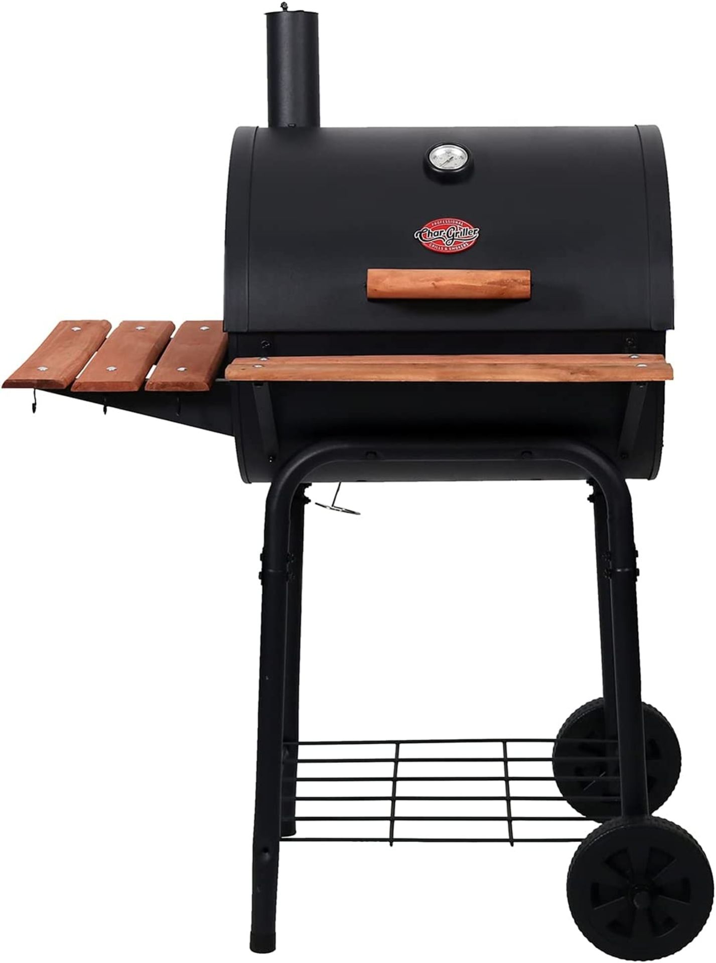 BRAND NEW - CHAR-GRILLER WRANGLER CHARCOAL BBQ WITH METAL SHELF - Image 7 of 8