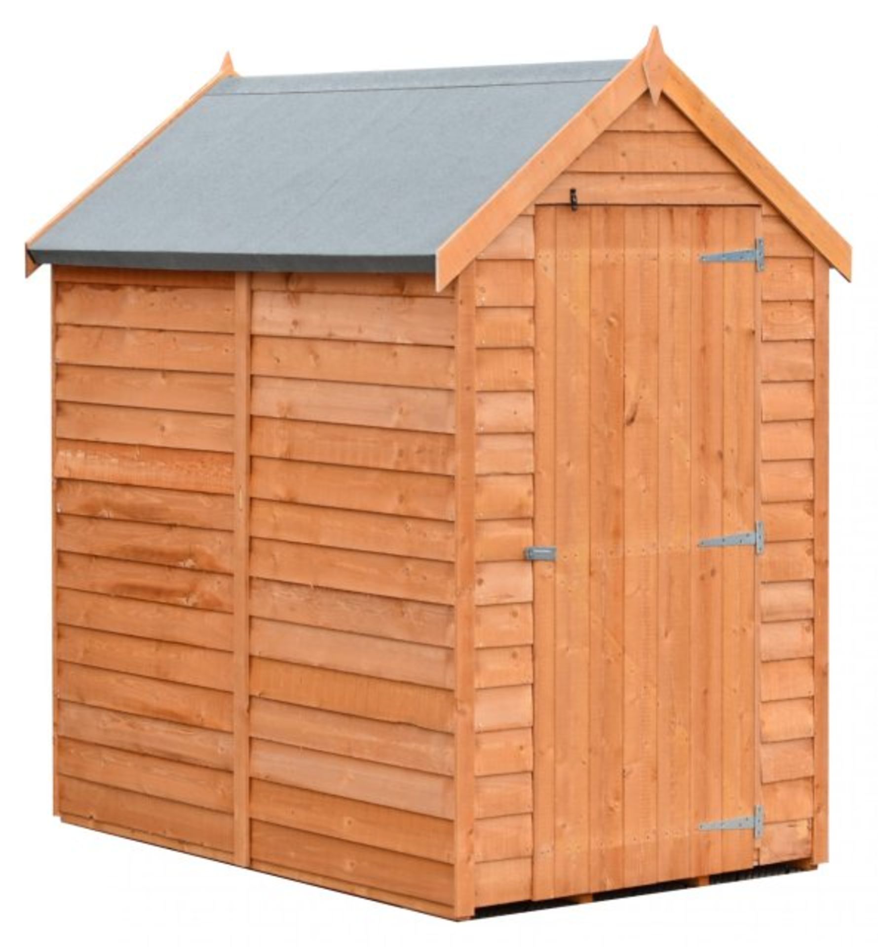 6X4 OVERLAP WINDOWLESS SHED RRP£399