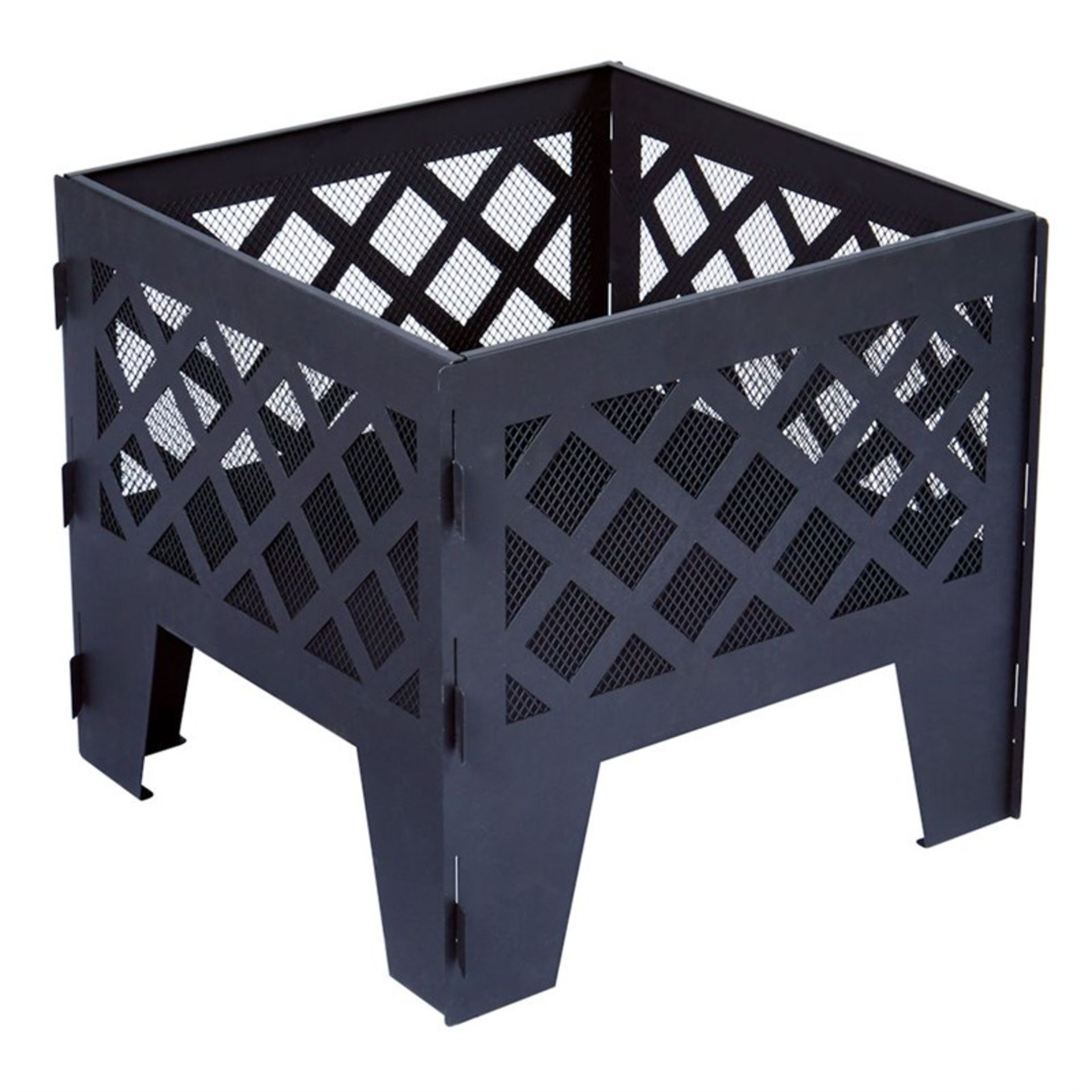 BRAND NEW PREMIER BLACK METAL FIRE PIT