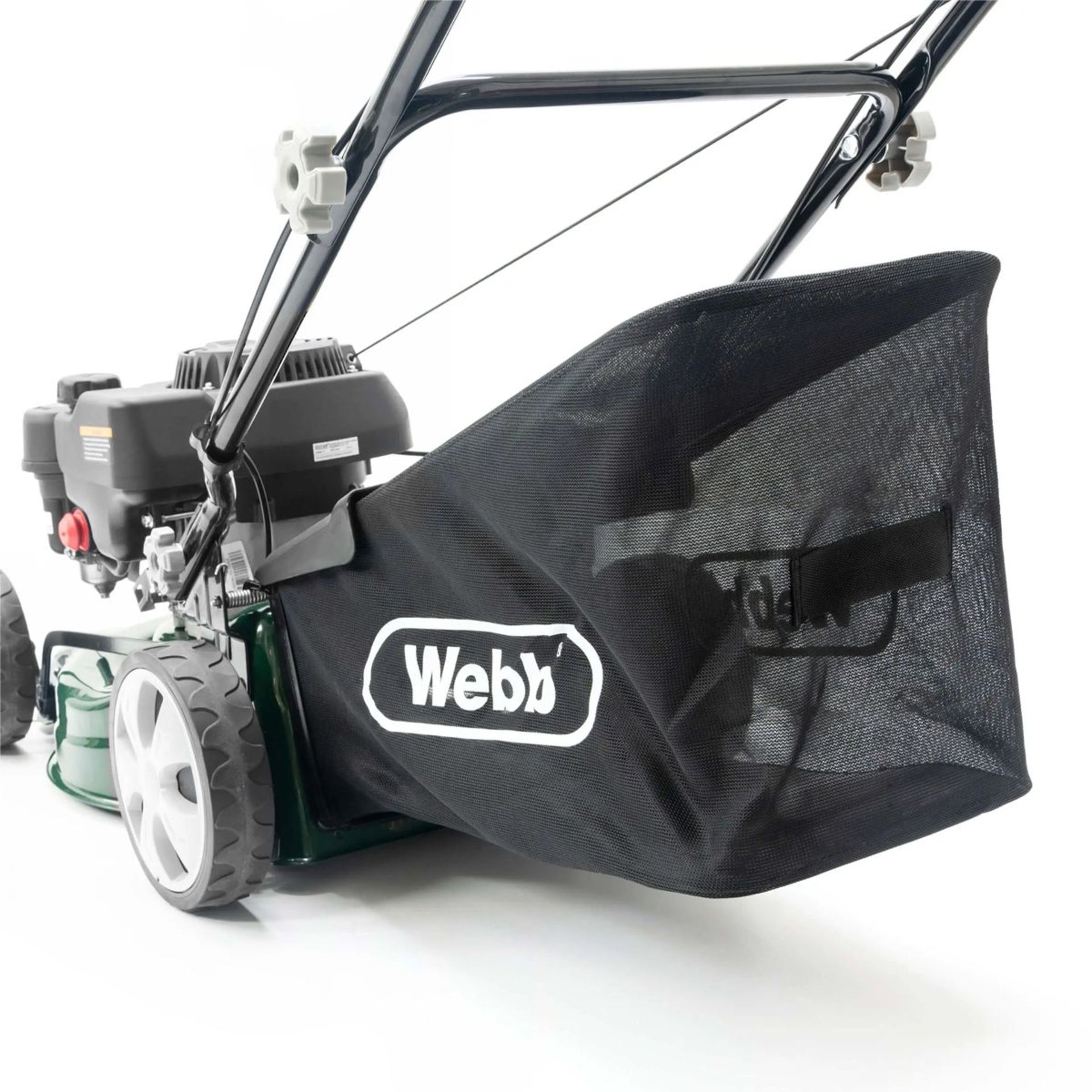 RRP £250.00 - WEBB WER410SP 132CC SELF PROPELLED PETROL ROTARY LAWN MOWER - 41CM/16IN. - Image 8 of 11