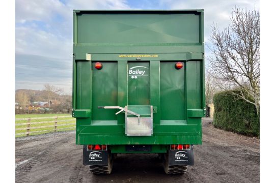 2021 BAILEY 16 TON HIGH SPEED SILAGE TRAILER AIR & HYDRAULIC BRAKING - REAR HITCH / ON BOARD WEIGHER - Image 2 of 12