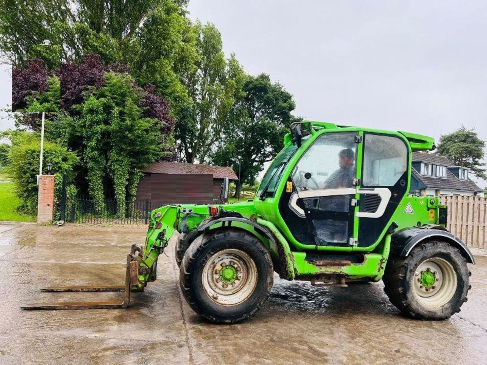 MERLO TF38.7-120 4WD TELEHANDLER *YEAR 2014* C/W PALLET TINES - Image 9 of 15