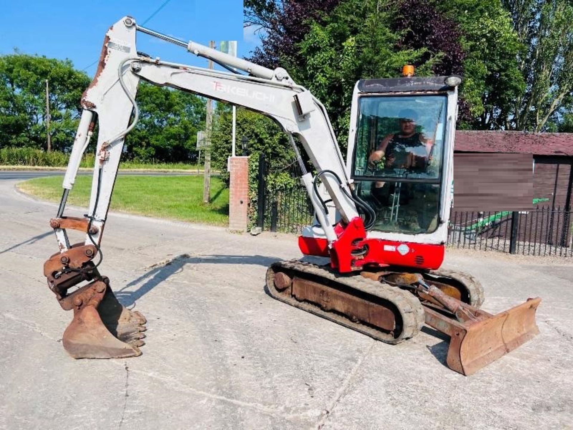 TAKEUCHI TB250 TRACKED EXCAVATOR *YEAR 2008* C/W ROTATING BUCKET - Bild 14 aus 20