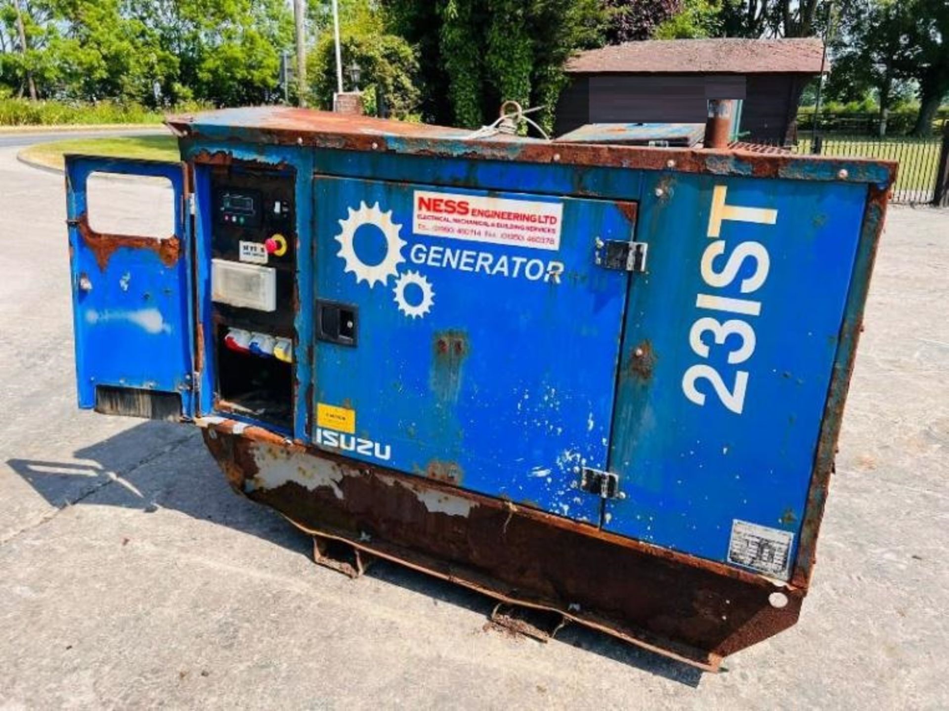 SUTTON EP20IST 23KVA GENERATOR C/W ISUZU BV-4LE1NYGV-02 ENGINE