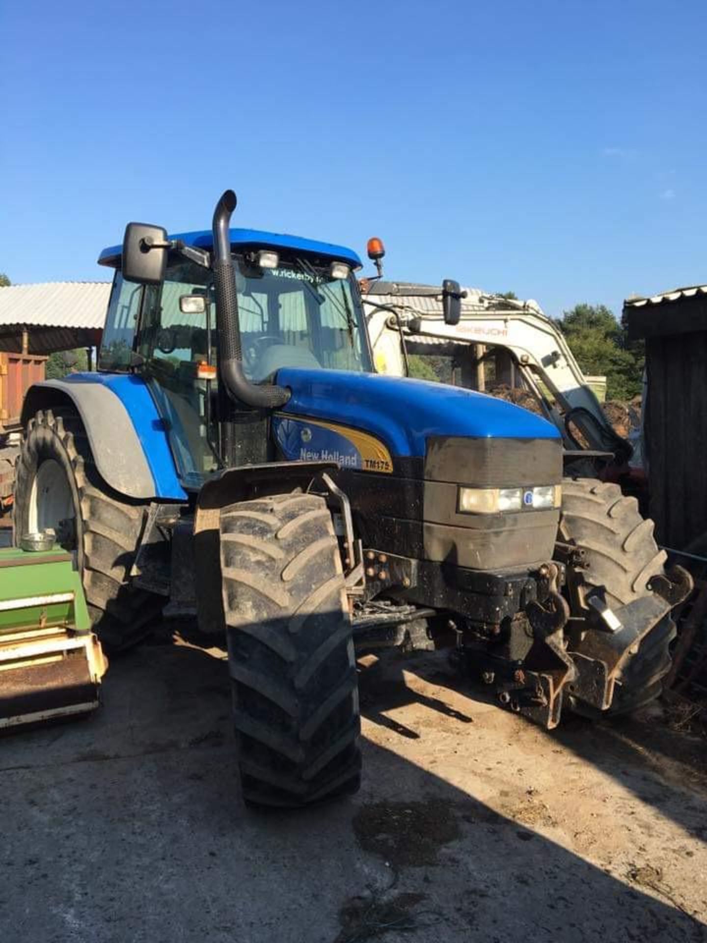 NEW HOLLAND TM175 TRACTOR ,2005 YEAR ,7020 HOURS , FRONT LINKAGE