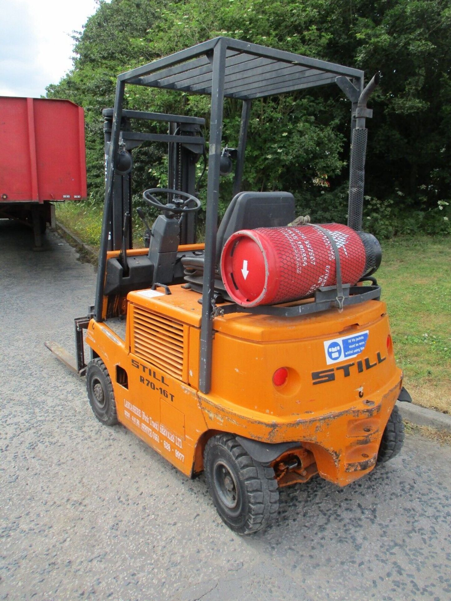 STILL R70-16T FORK LIFT FORKLIFT TRUCK STACKER CONTAINER SPEC TRIPLE MAST - Image 7 of 12