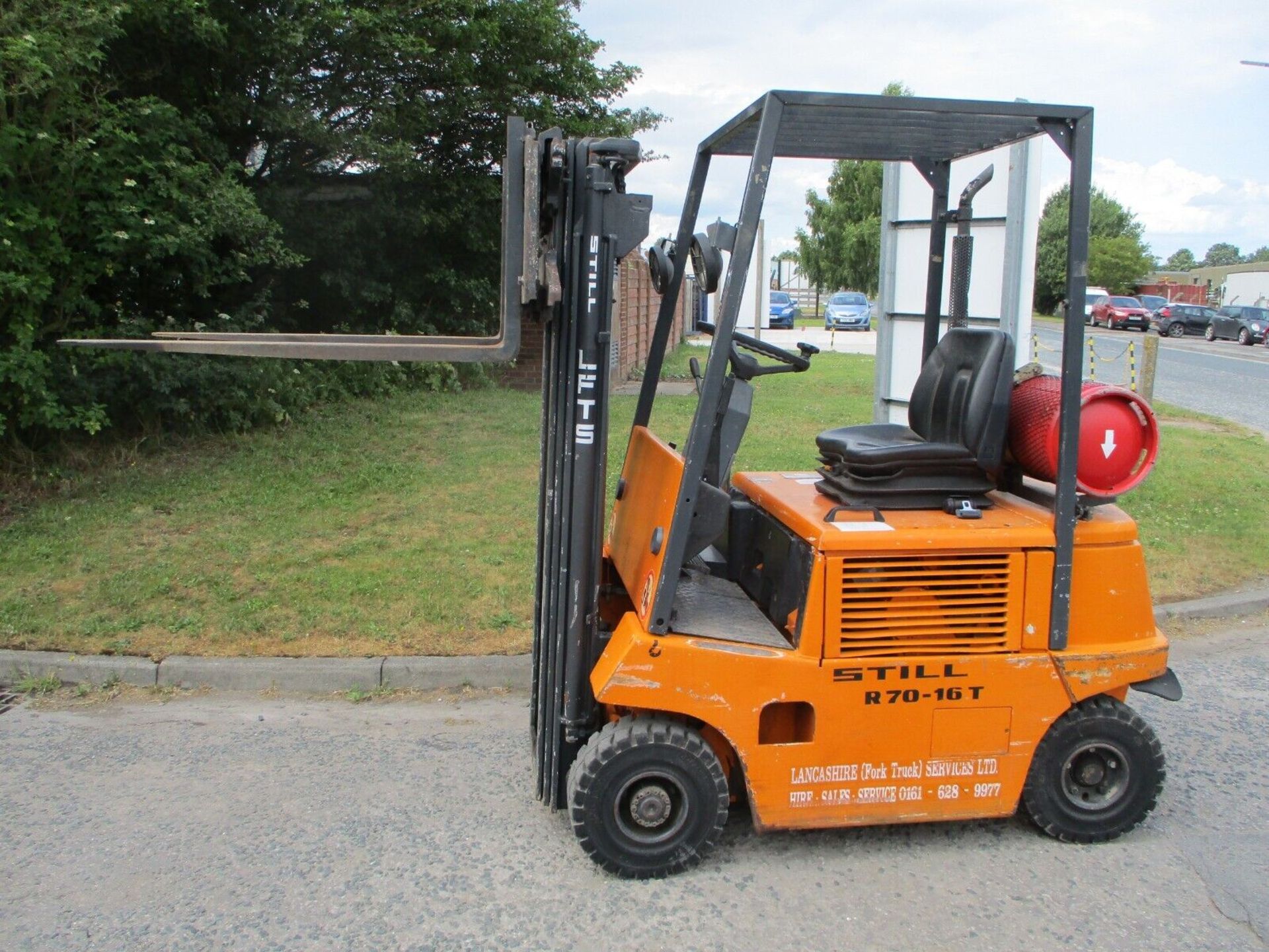 STILL R70-16T FORK LIFT FORKLIFT TRUCK STACKER CONTAINER SPEC TRIPLE MAST - Image 9 of 12