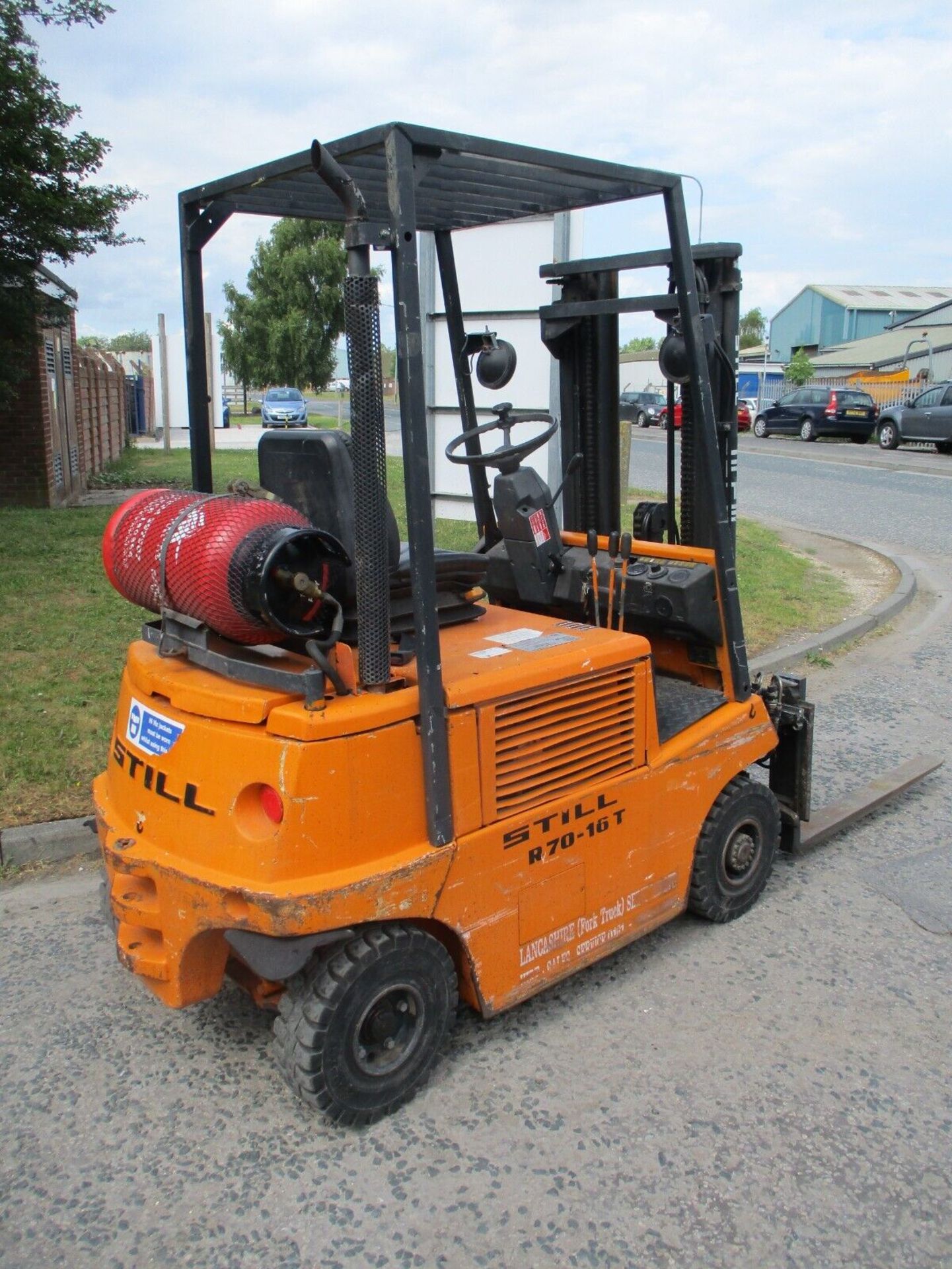 STILL R70-16T FORK LIFT FORKLIFT TRUCK STACKER CONTAINER SPEC TRIPLE MAST - Image 4 of 12
