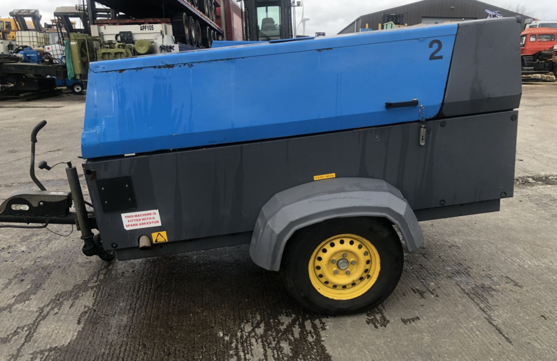 ATLAS COPCO AXS 137 DIESEL COMPRESSOR. - Image 4 of 10